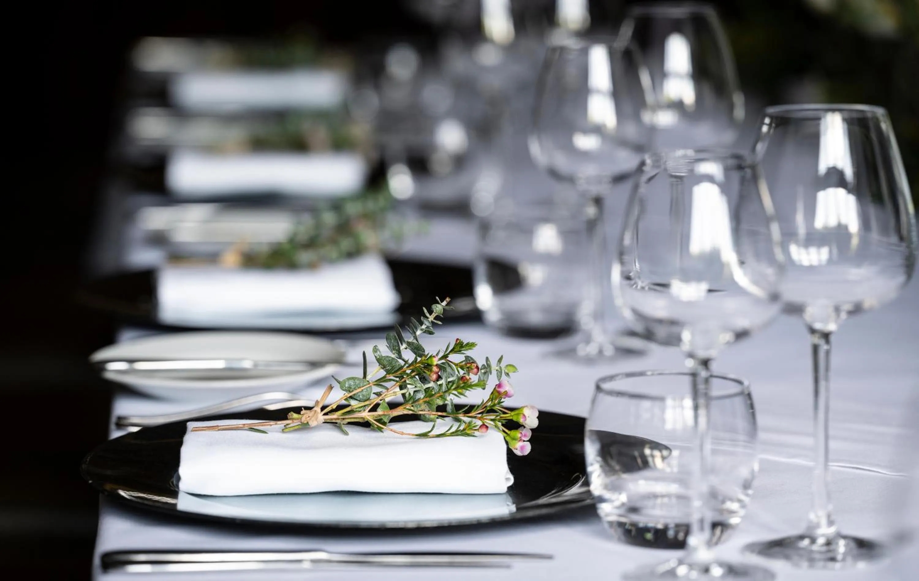 Dinner in Audleys Wood Hotel, Basingstoke