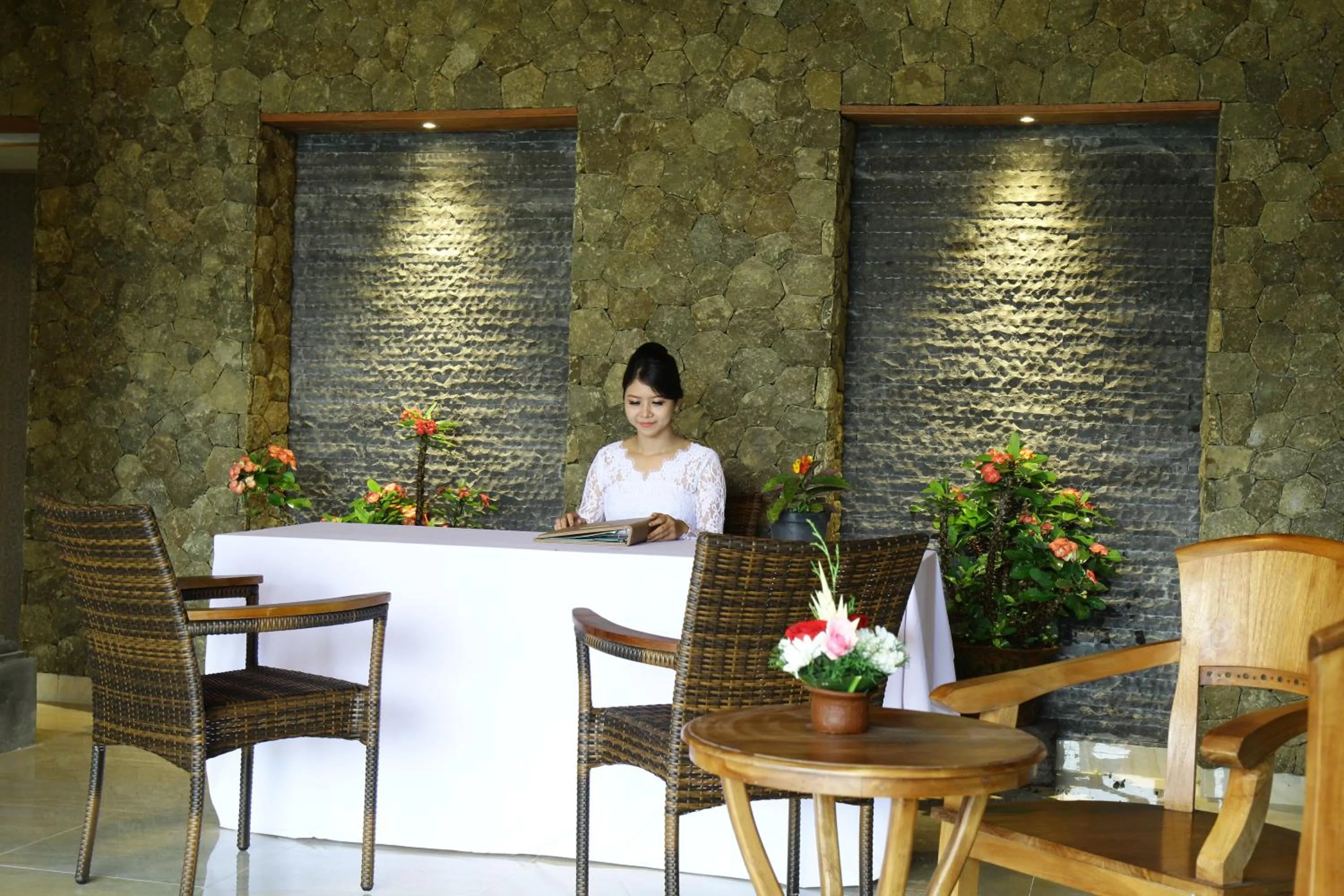 Lobby or reception in Puri Karang Besakih