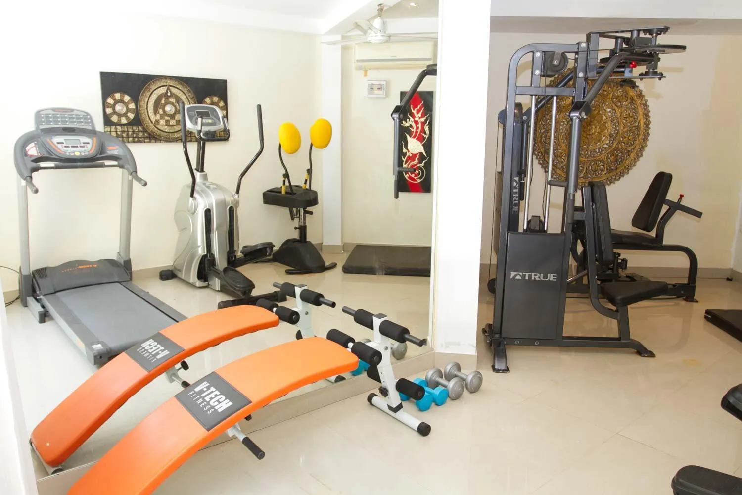 Fitness centre/facilities in Oasis Garden & Pool Villa at VIP Resort
