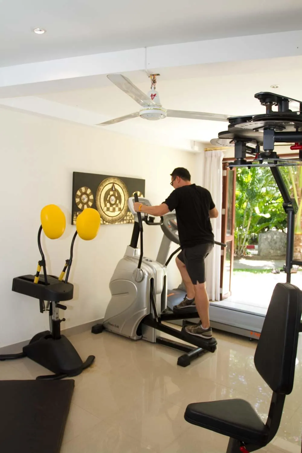 Fitness centre/facilities in Oasis Garden & Pool Villa at VIP Resort