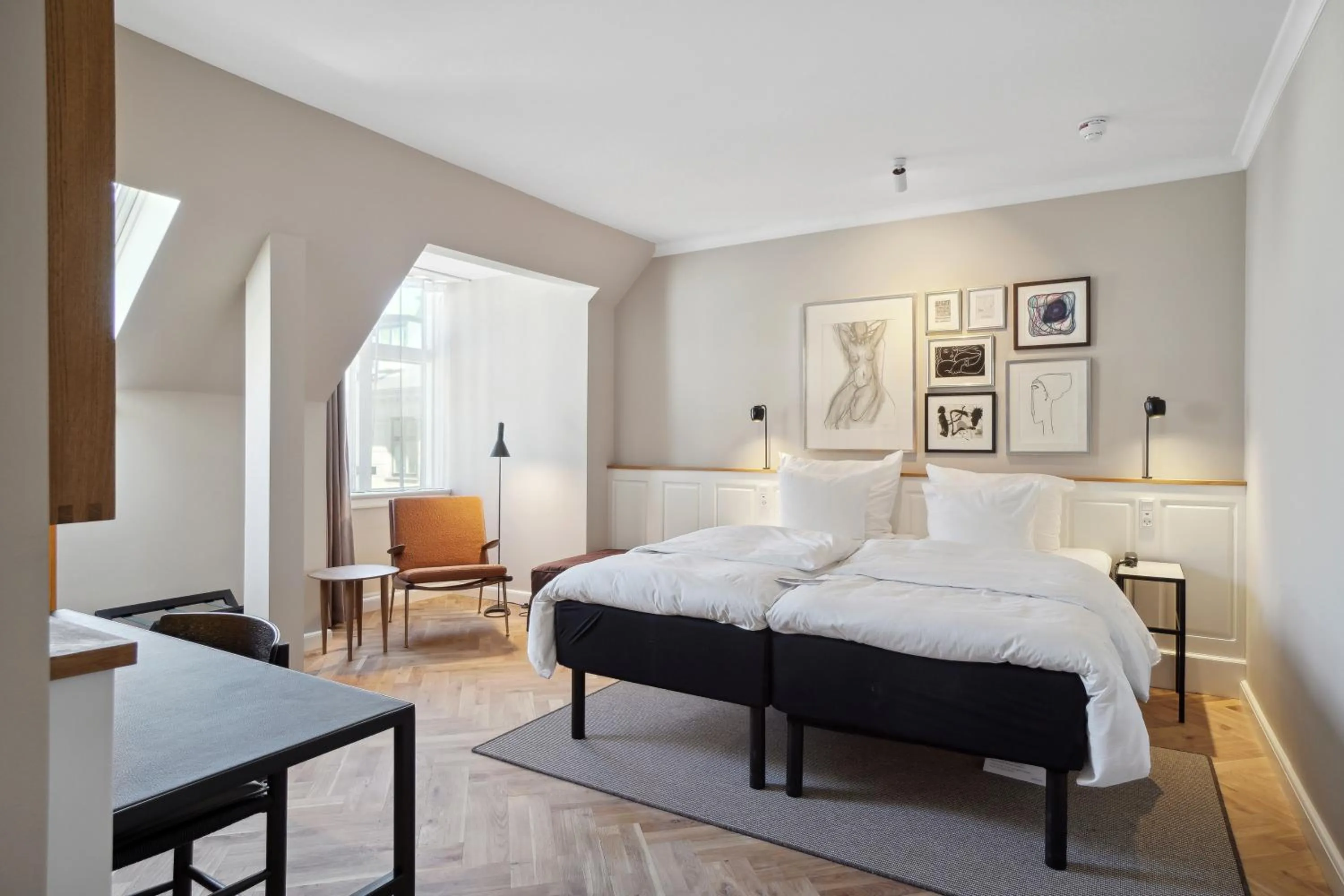 Bed in Hotel Kong Arthur