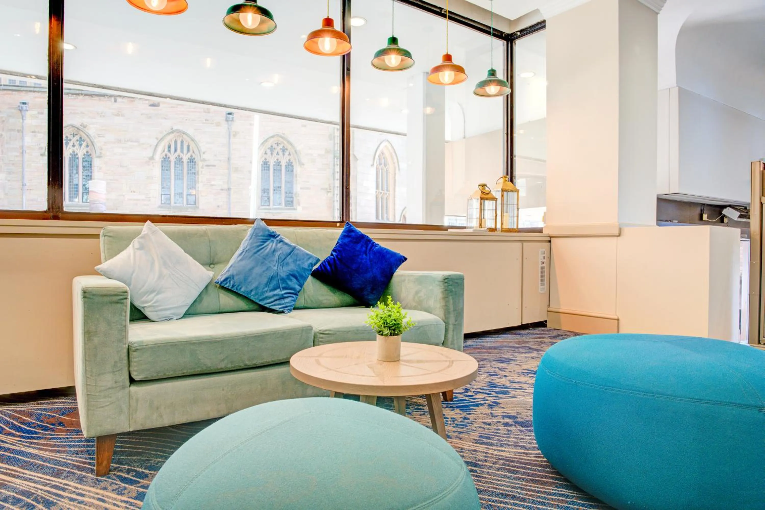 Seating area in Atlantic Tower Hotel Liverpool By Sunday