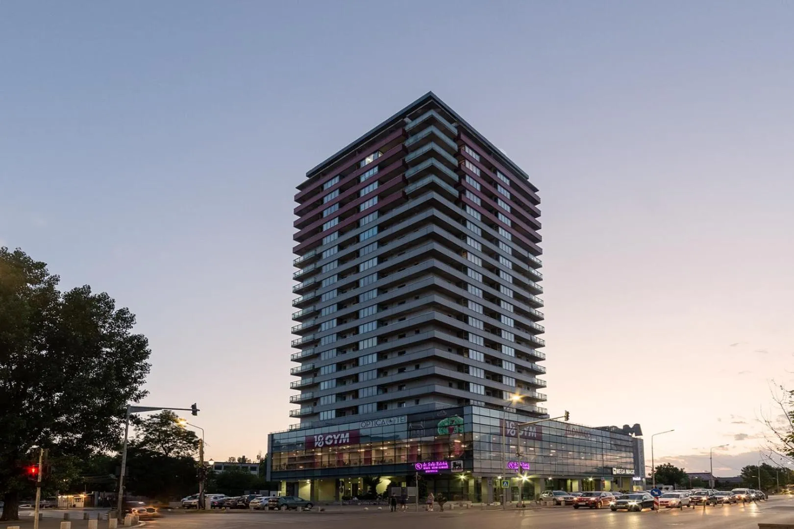 Property building in Monaco Grand Apartments By CityBookings