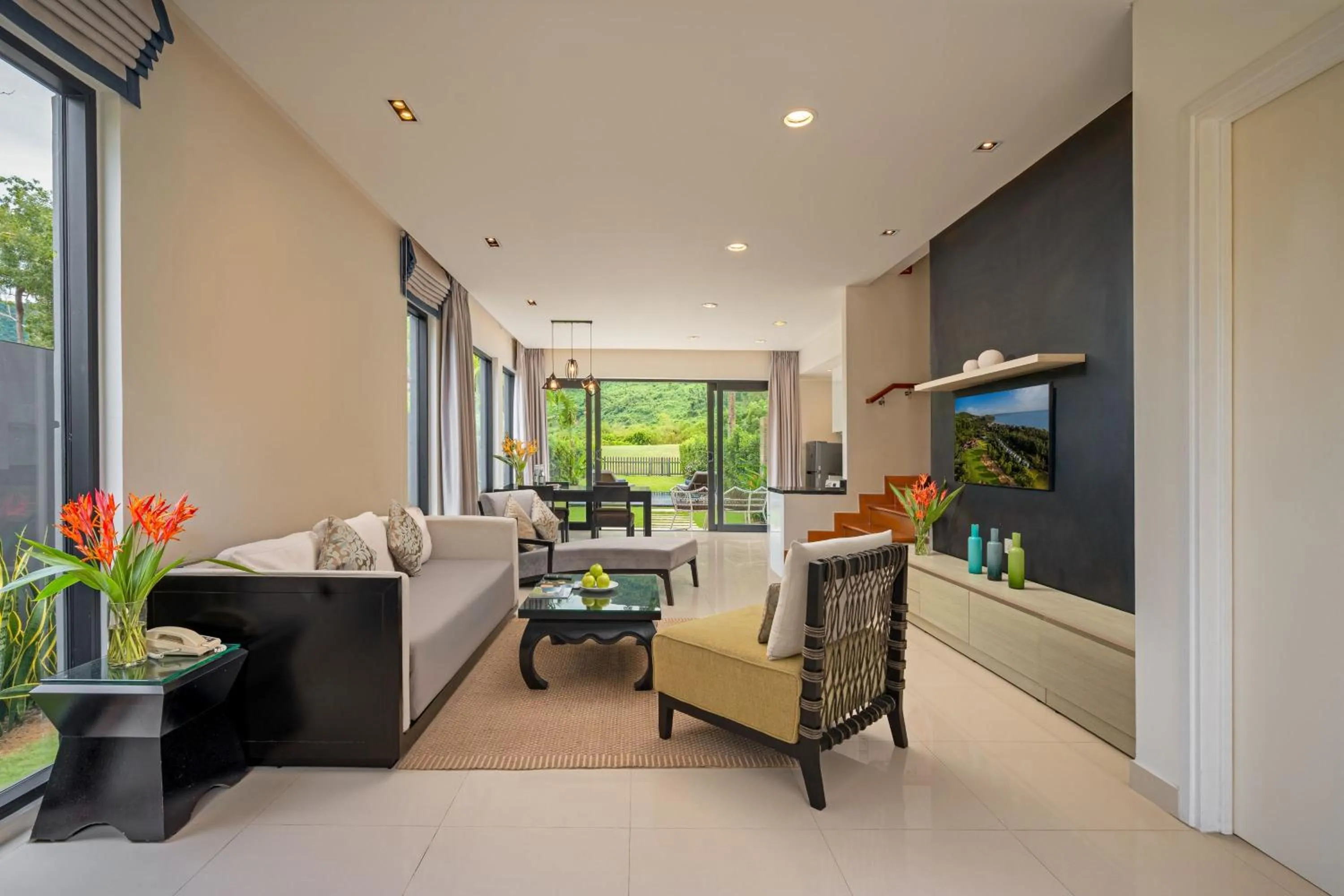 Living room in Laguna Parkside Lăng Cô