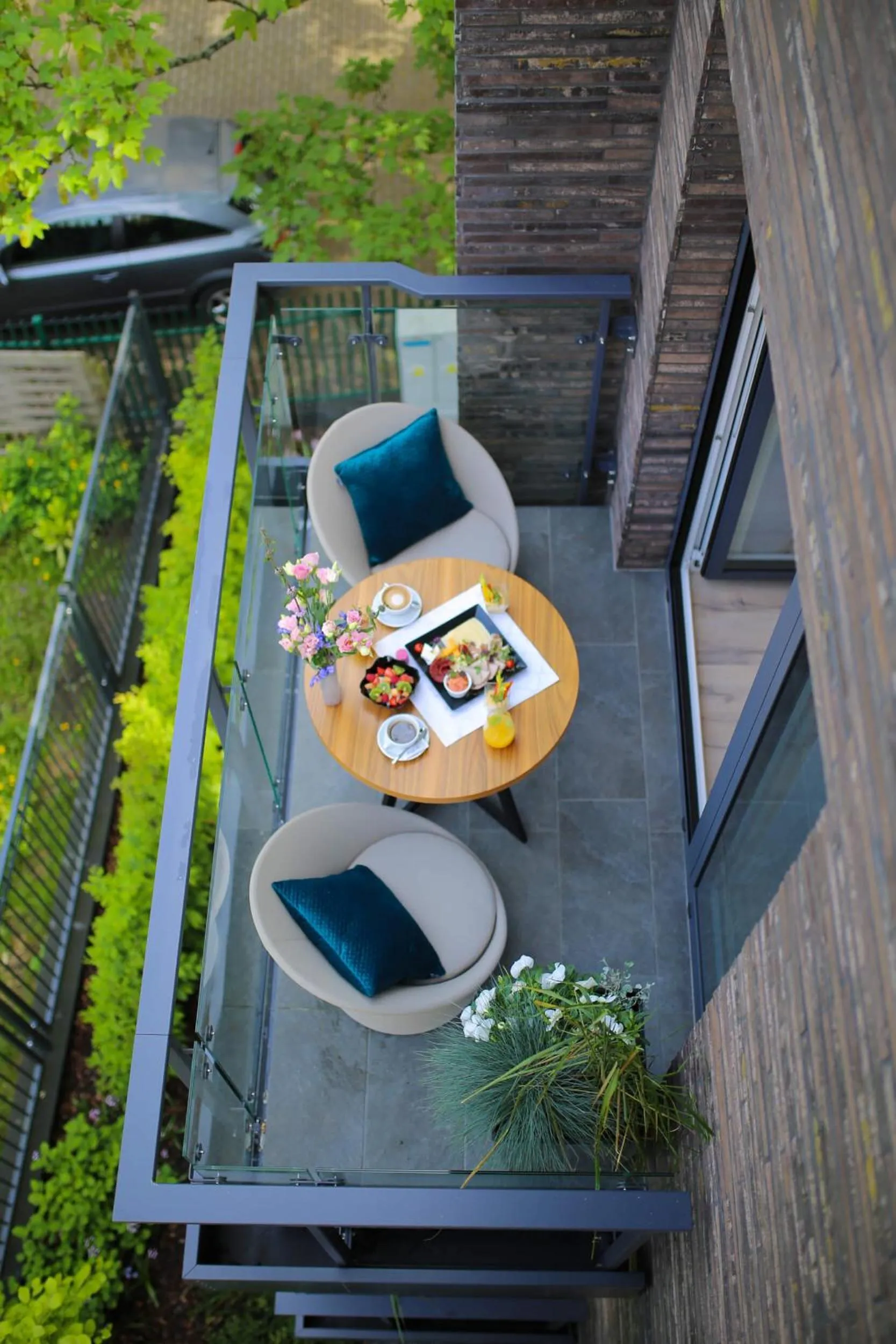 Balcony/Terrace in My Story Sopot Apartments