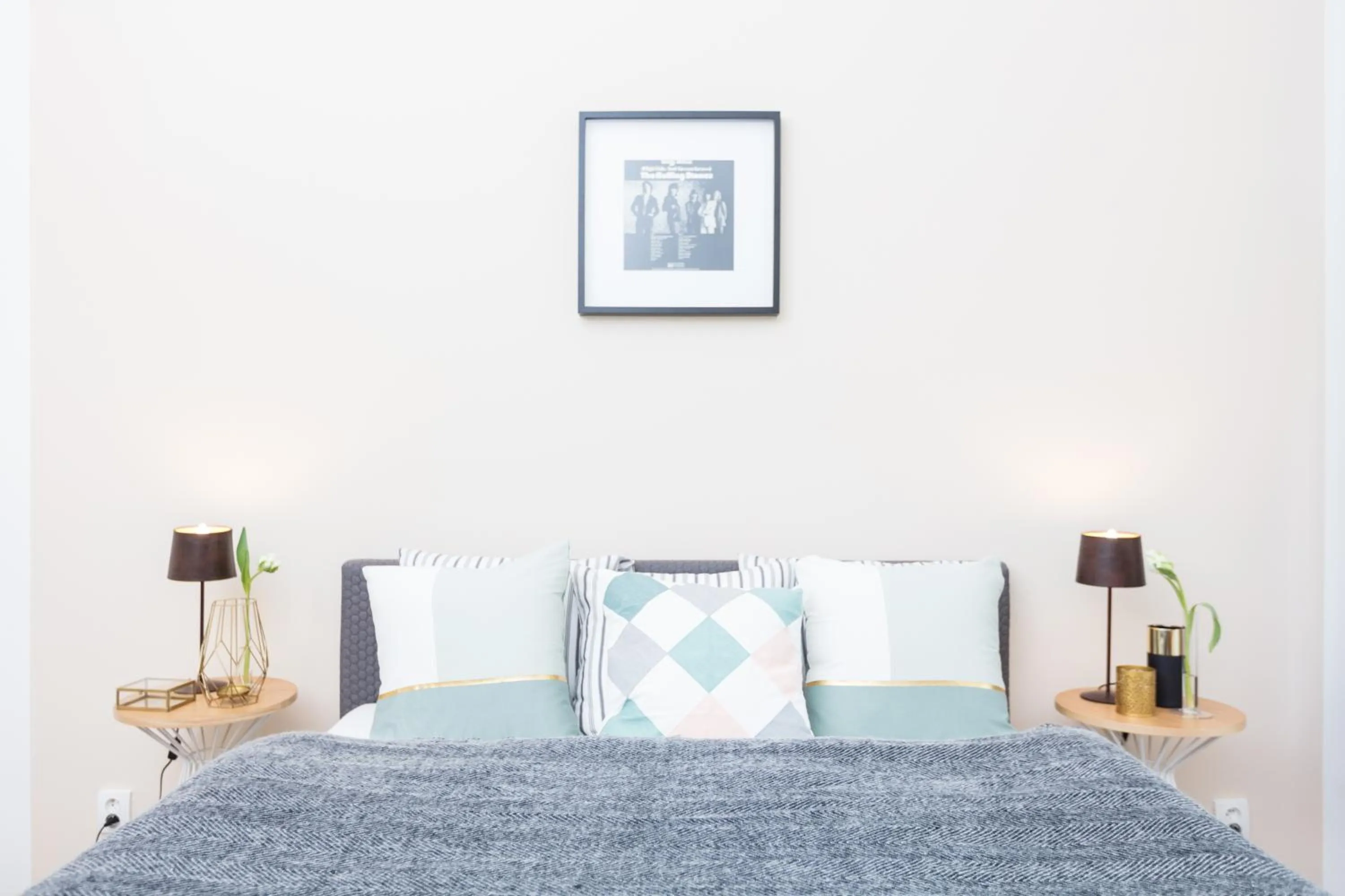 Bedroom, Bed in Chill apartments