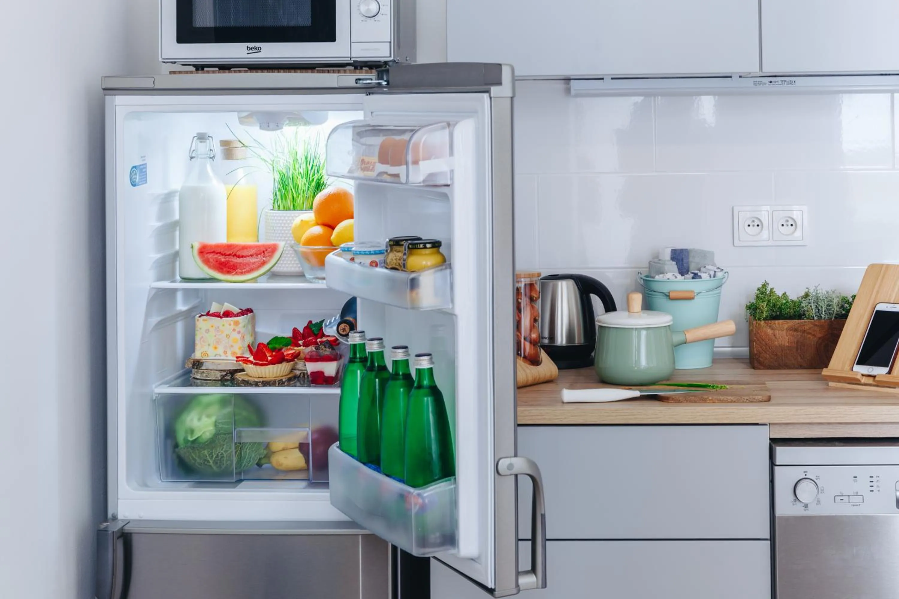 Kitchen or kitchenette in Chill apartments