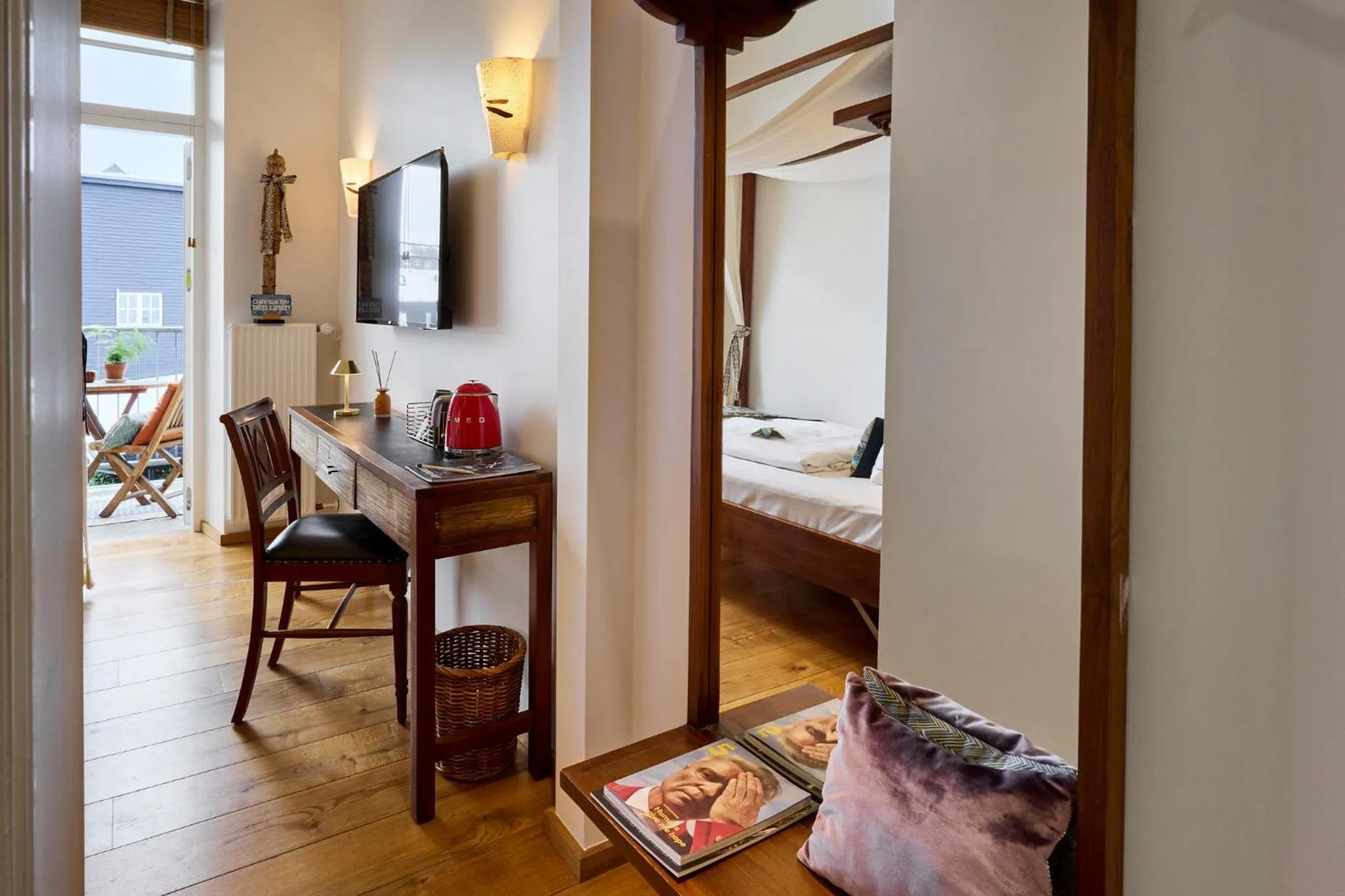 Bedroom, Bed in 66 Guldsmeden