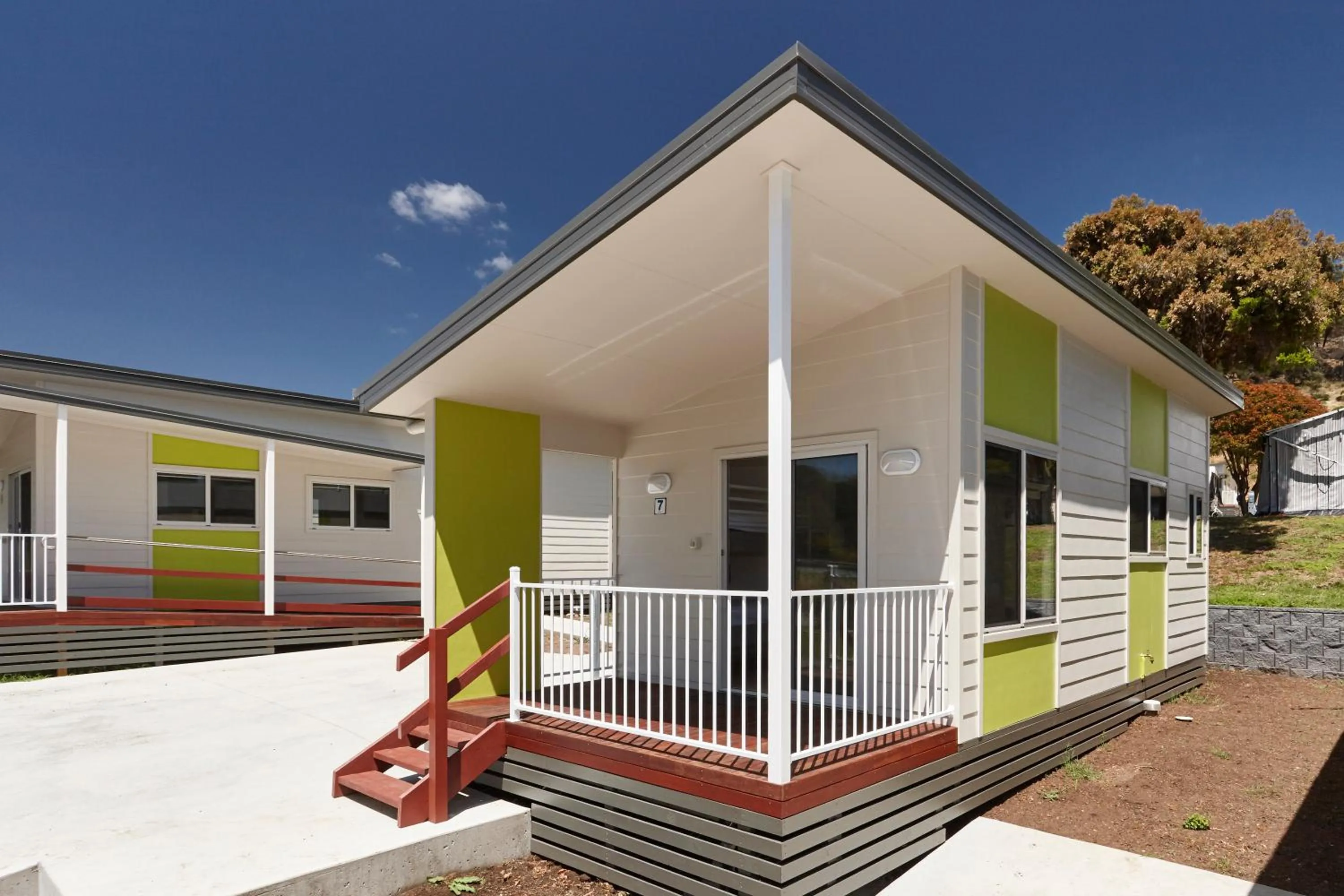 Patio in BIG4 Launceston Holiday Park