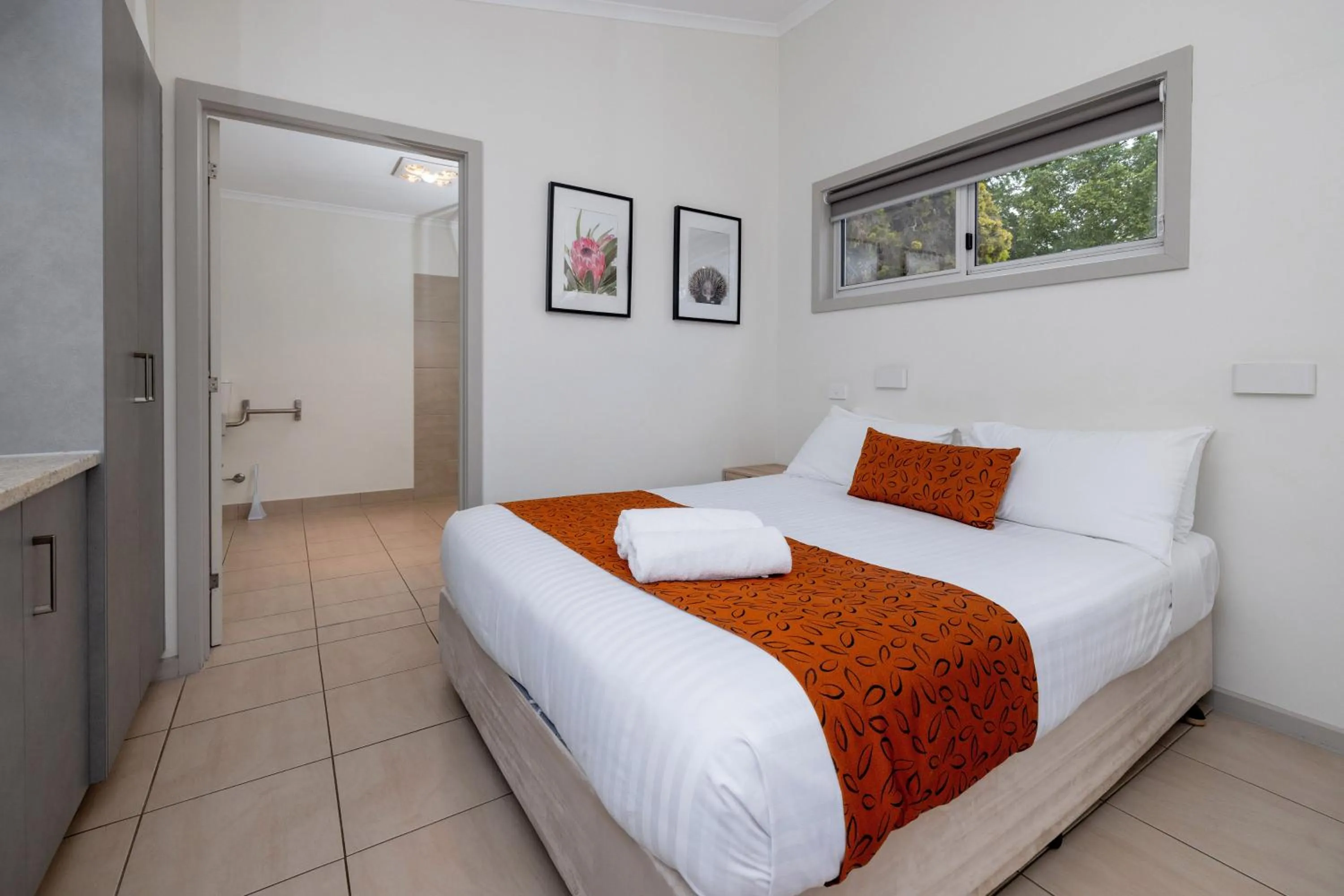 Bed in BIG4 Launceston Holiday Park