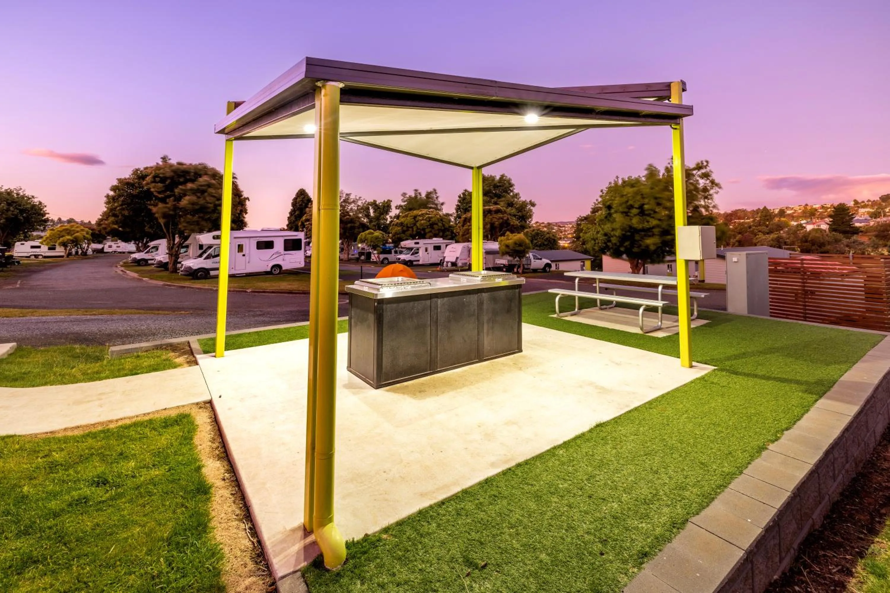 Property building in BIG4 Launceston Holiday Park