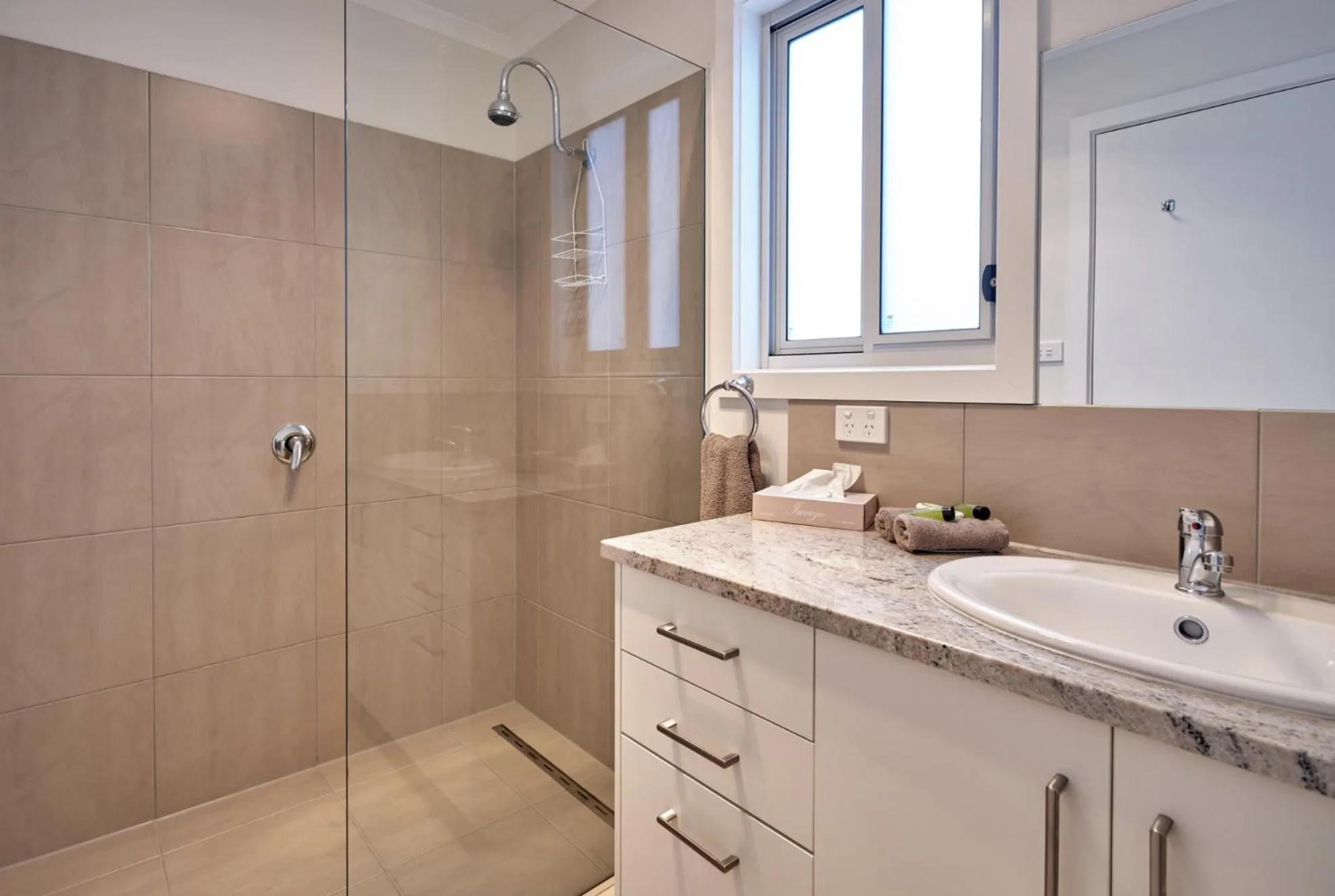 Shower in BIG4 Launceston Holiday Park