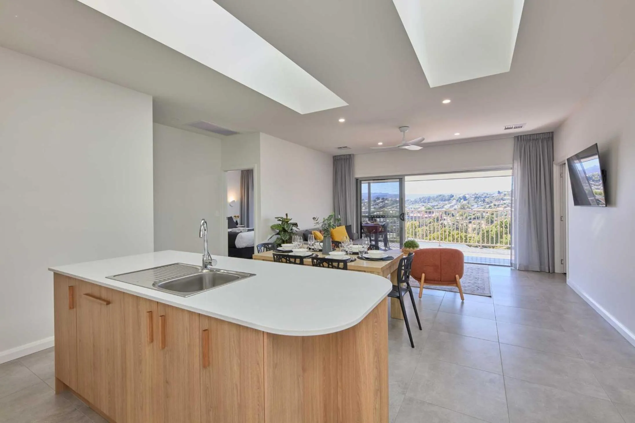 Kitchen or kitchenette in BIG4 Launceston Holiday Park