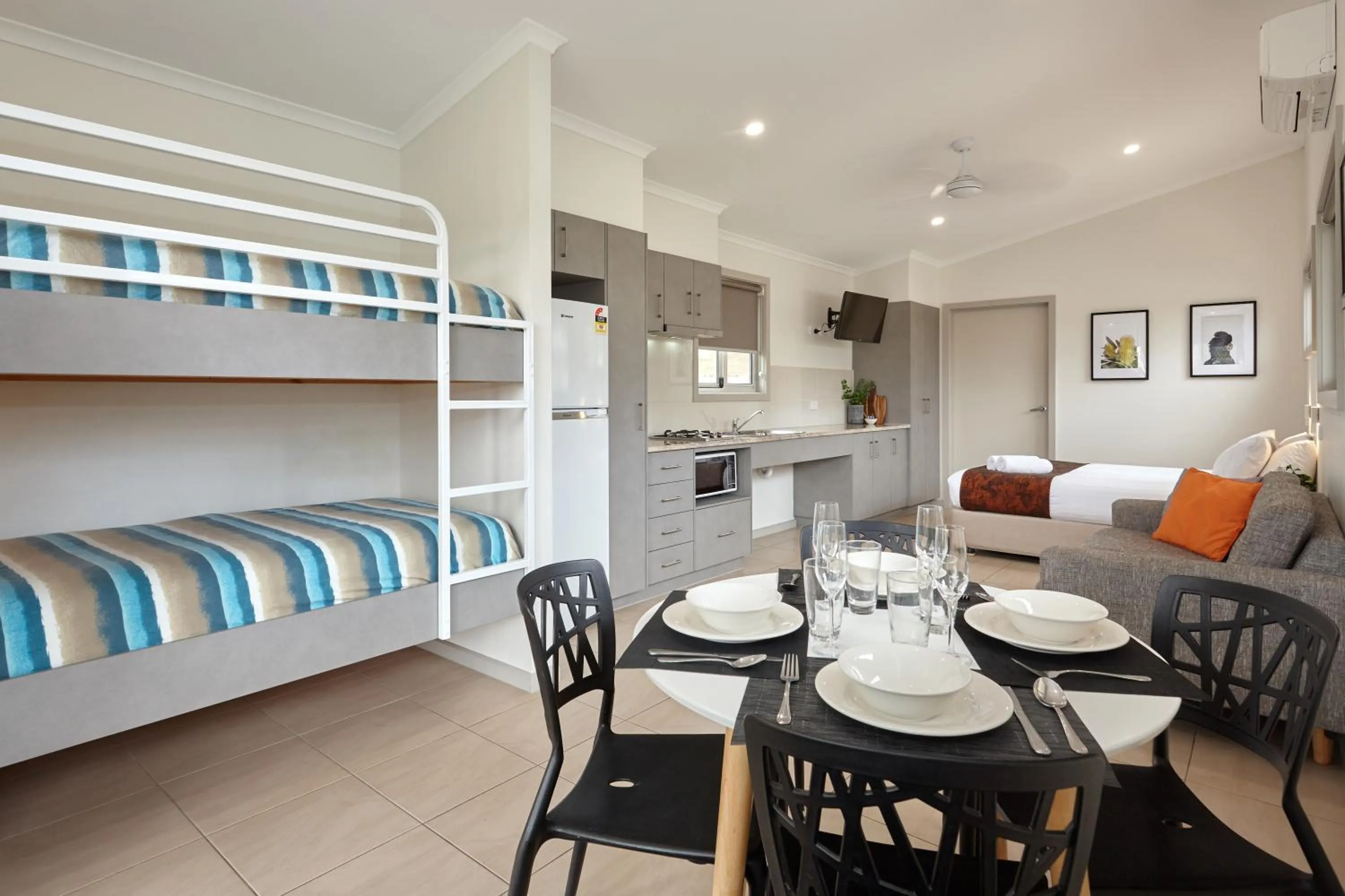 Kitchen or kitchenette in BIG4 Launceston Holiday Park