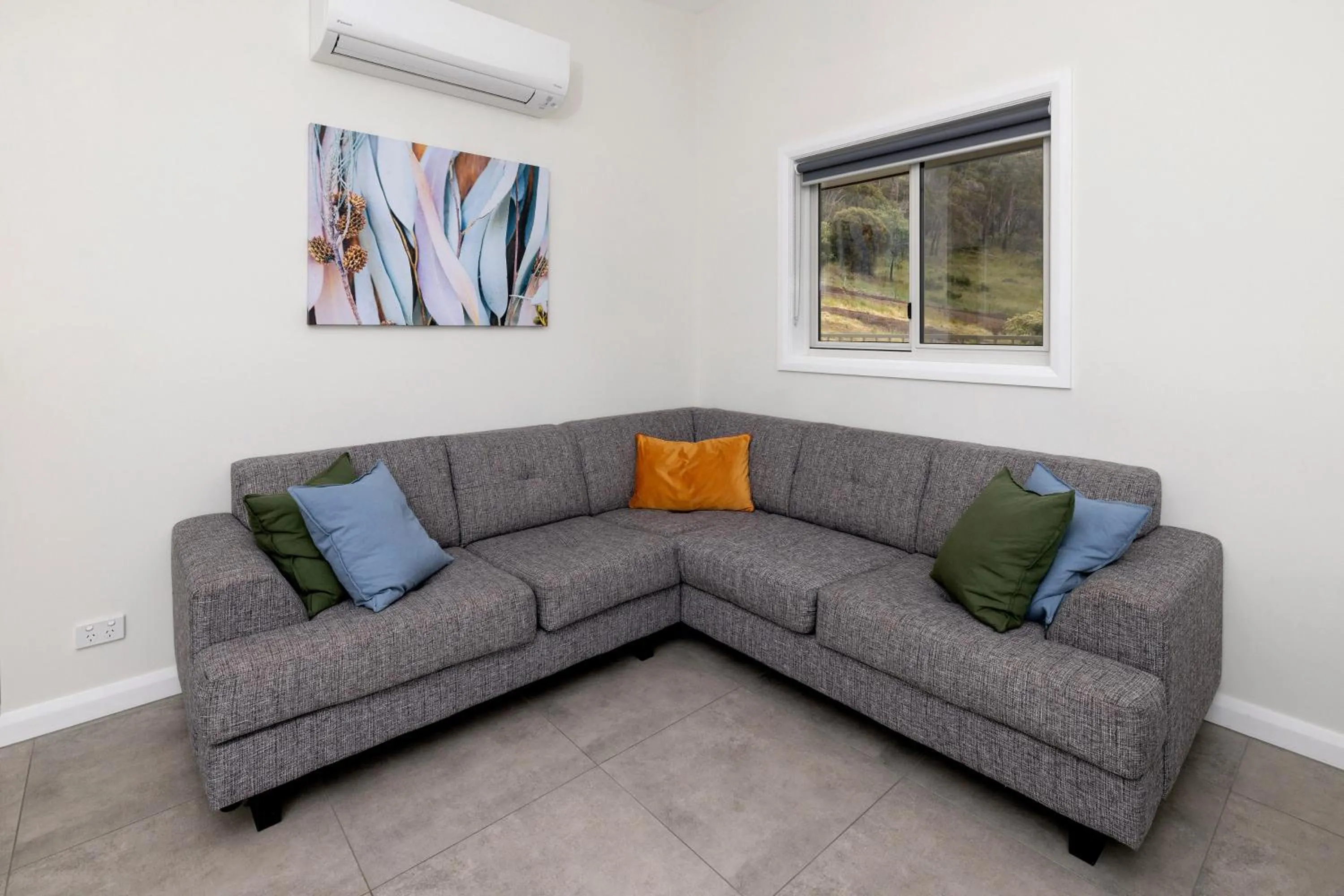 Living room in BIG4 Launceston Holiday Park