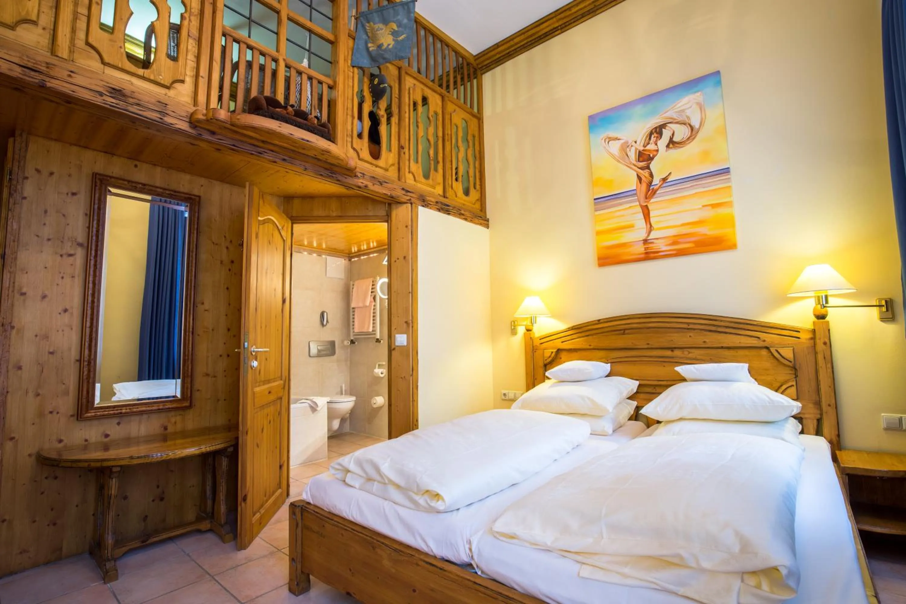 Bed in ALLVITALIS Traumhotel