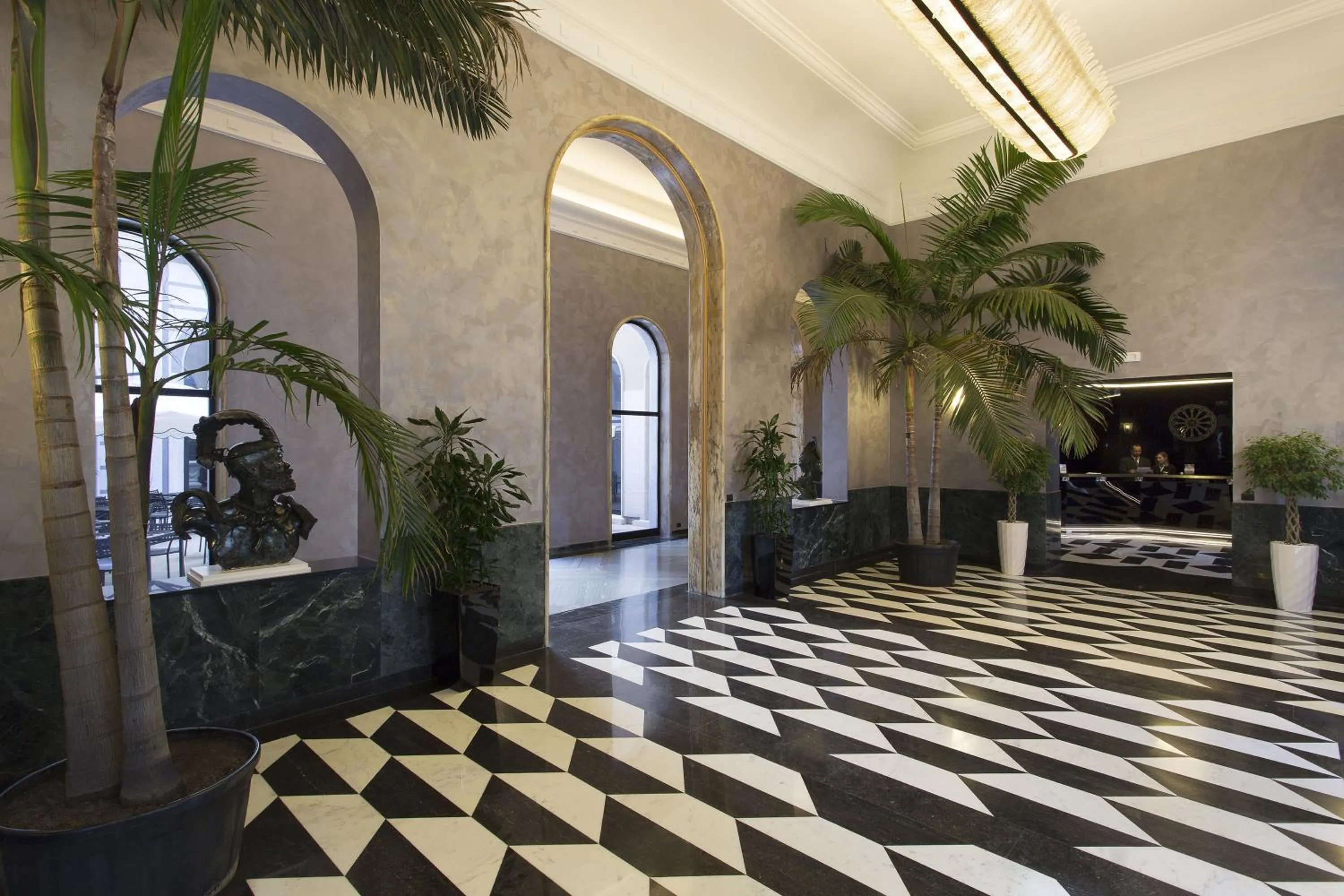 Lobby or reception in TH Roma - Carpegna Palace
