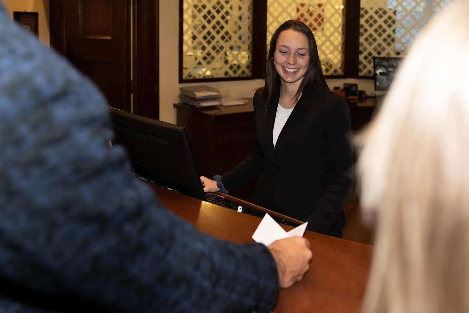 Lobby or reception in Grand Hotel Trento