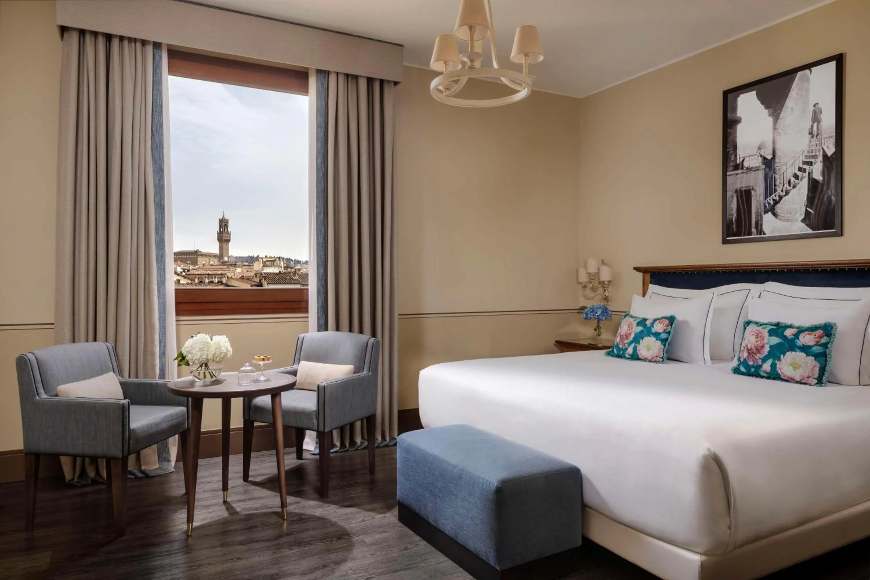 Bedroom, Bed in Tivoli Palazzo Gaddi Firenze Hotel