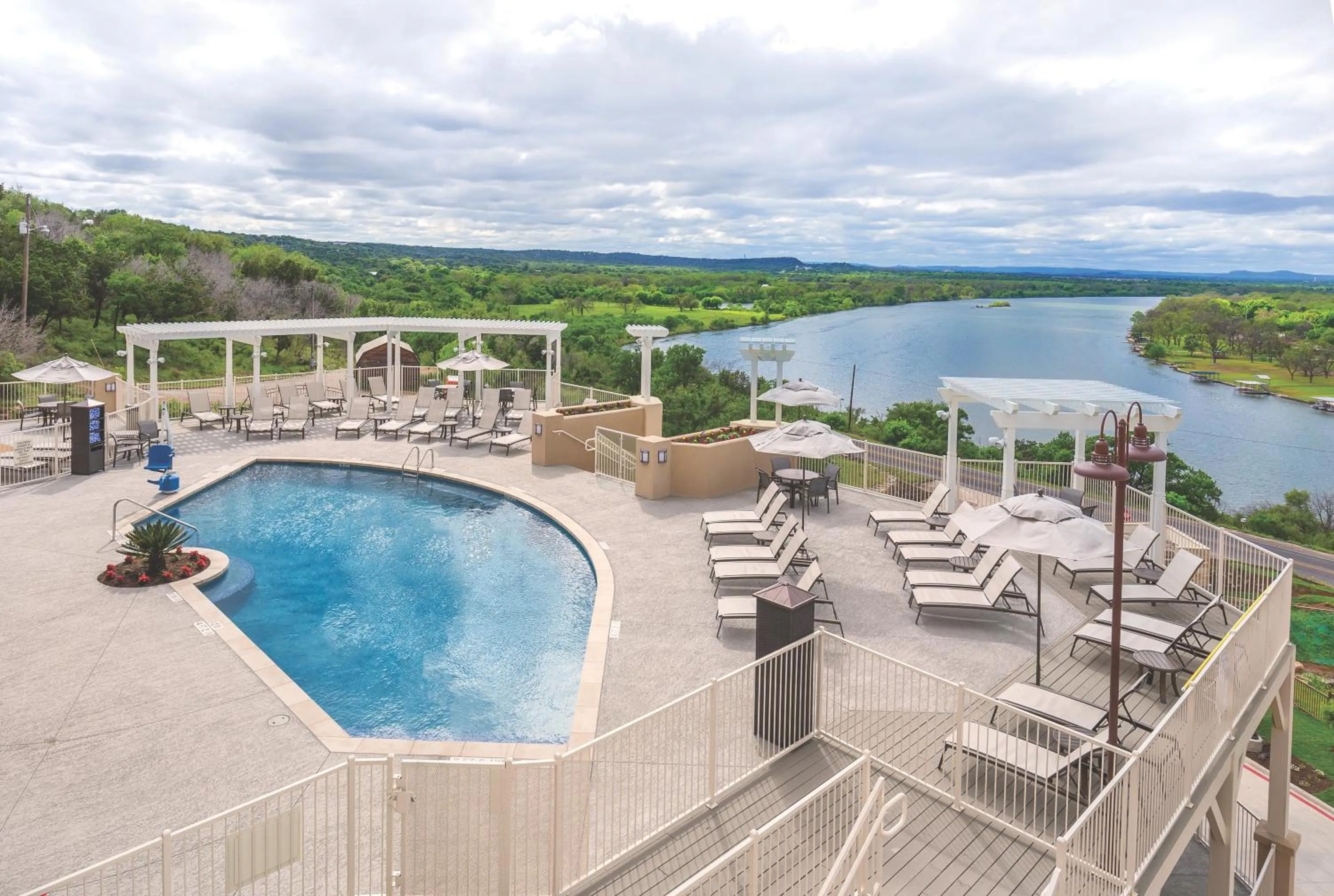 Swimming pool in WorldMark Marble Falls