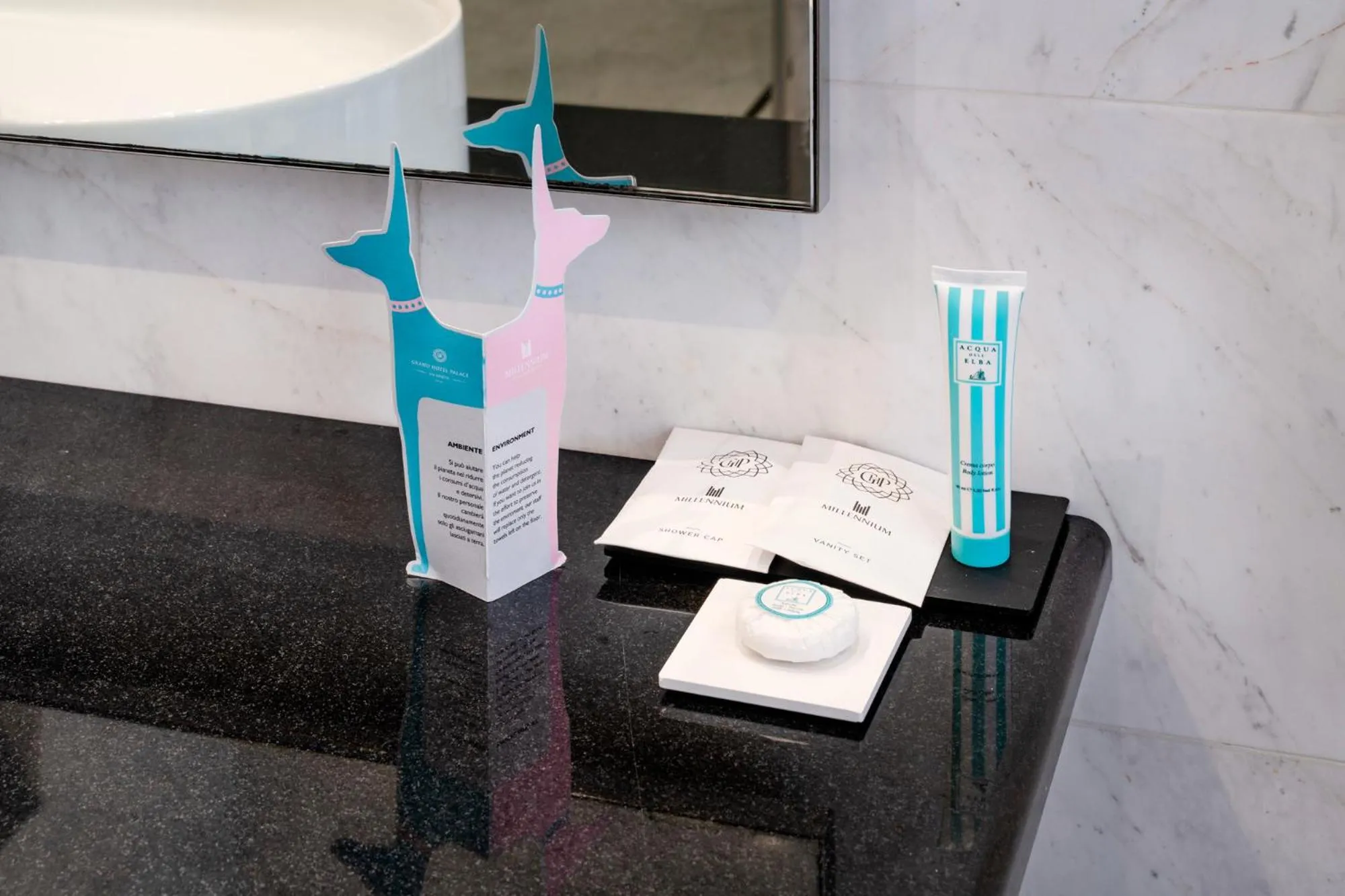 Bathroom in Grand Hotel Palace Rome