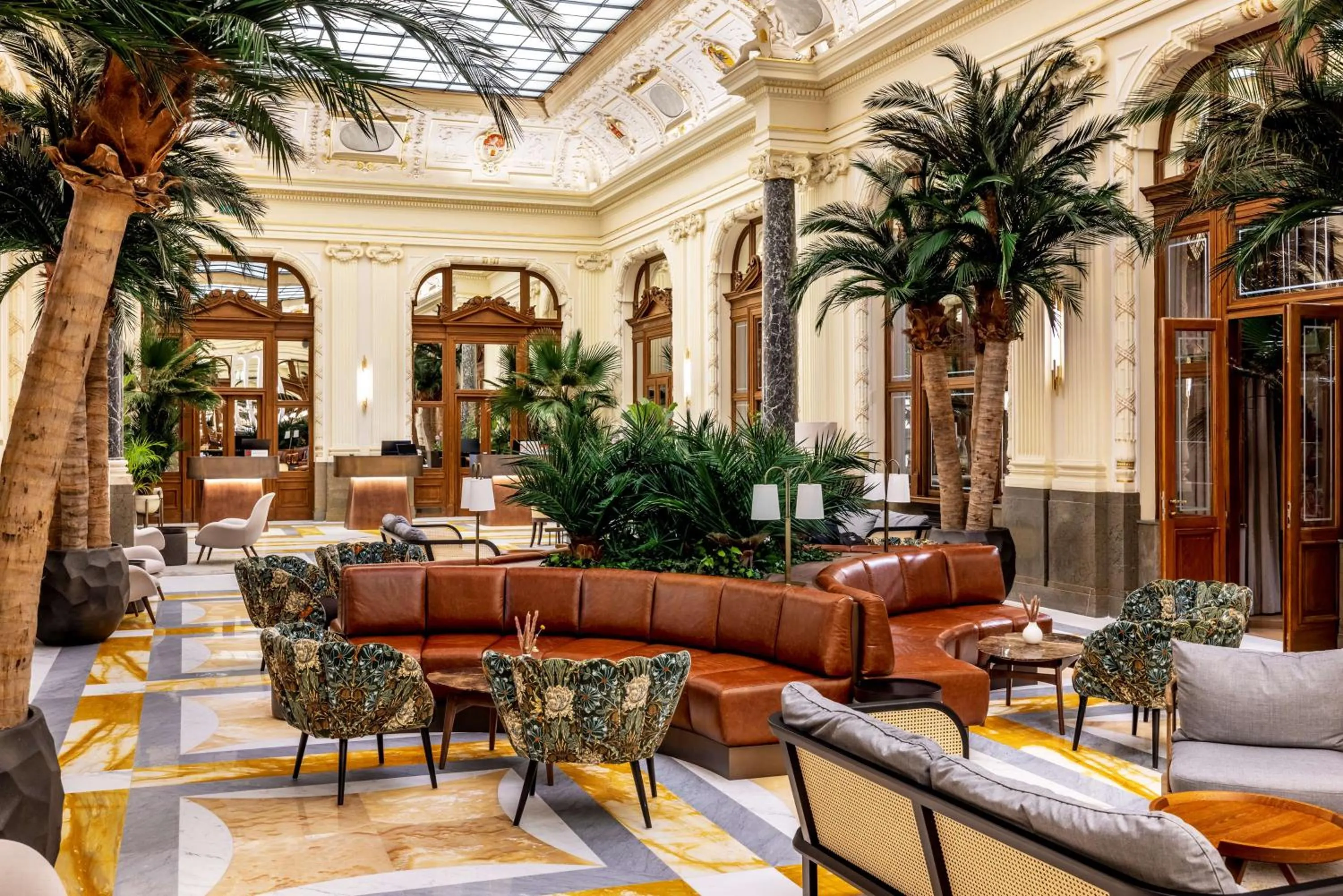 Lobby or reception in NH Collection Prague Carlo IV