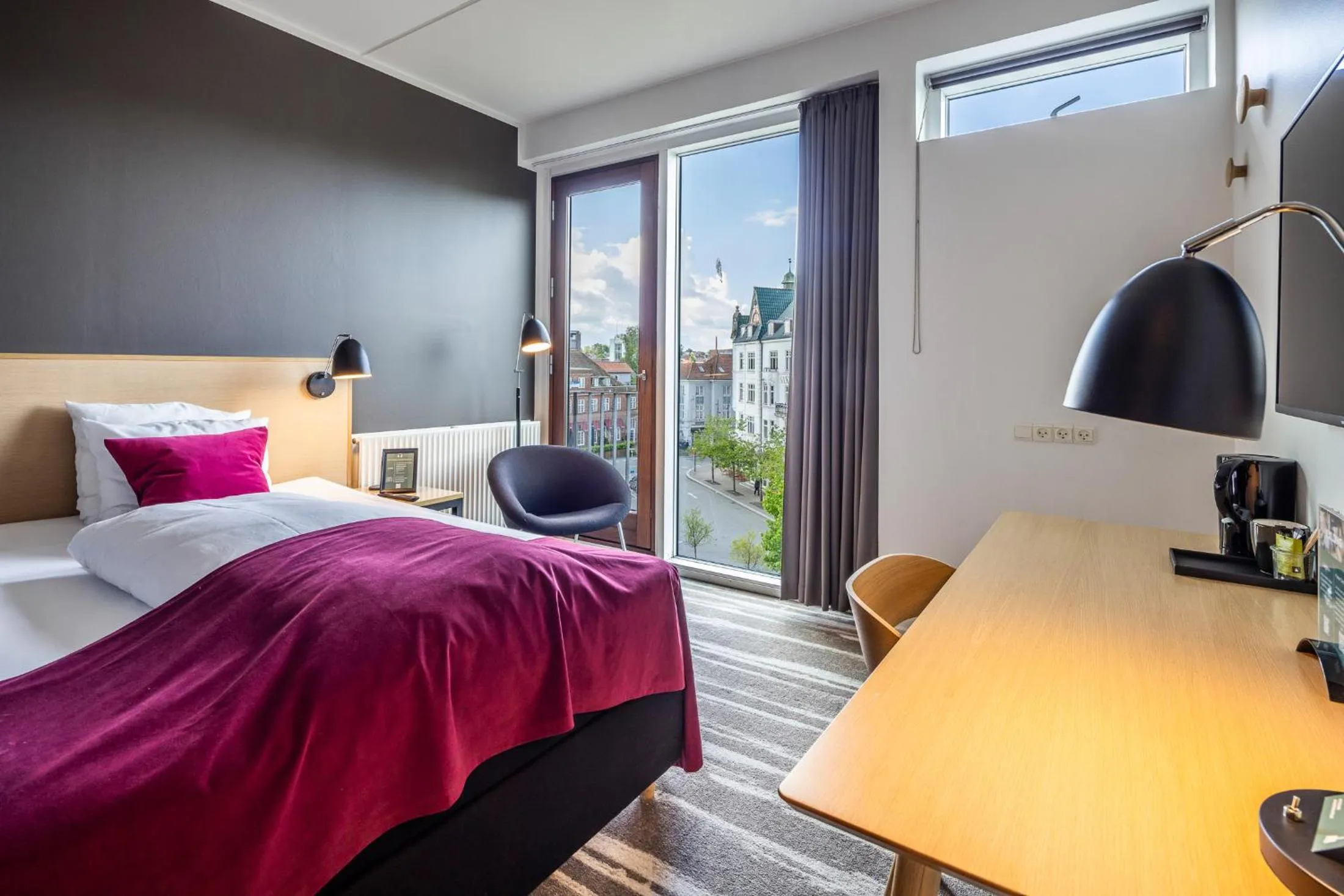 Bed in Hotel Kolding