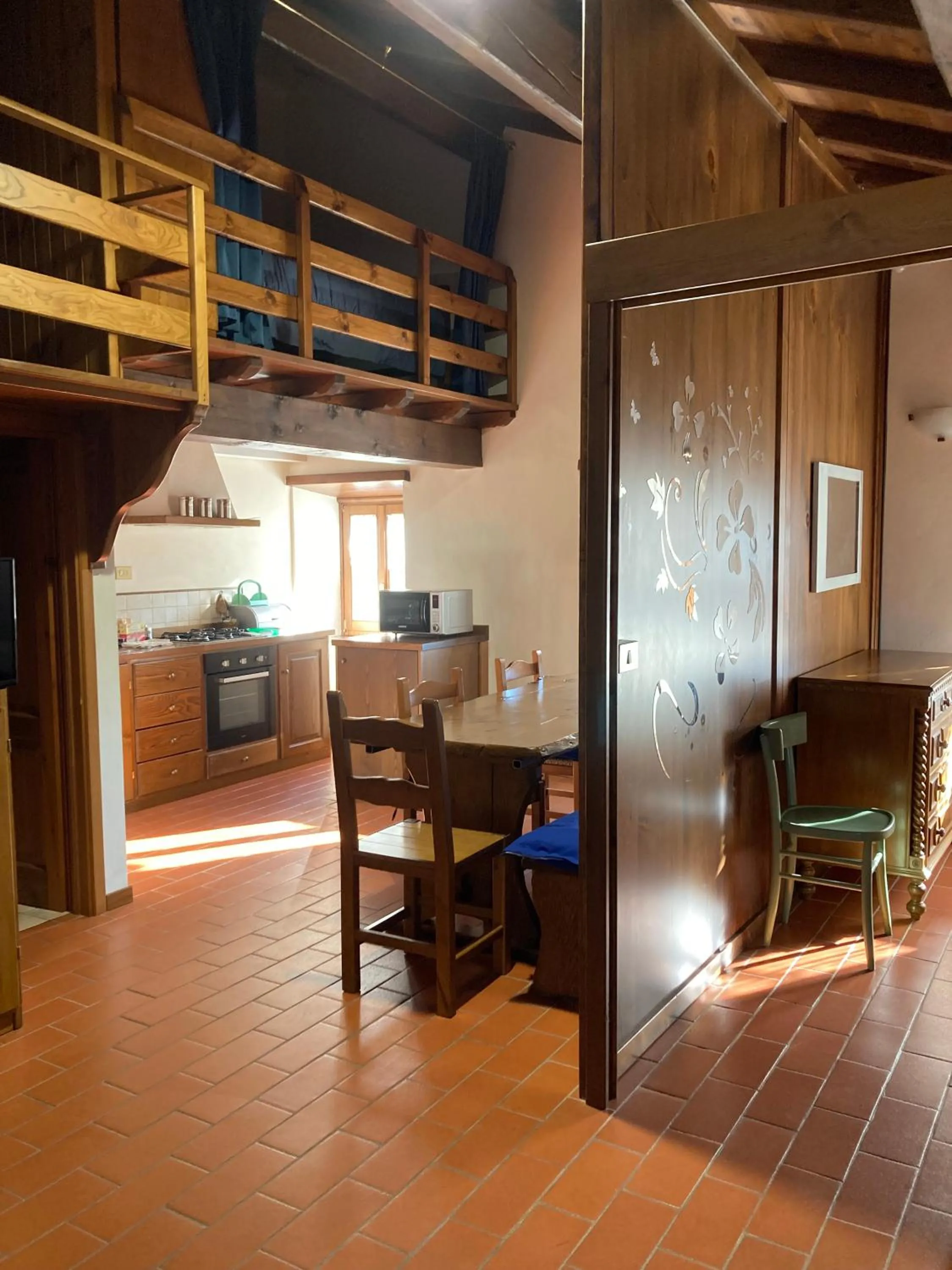 Kitchen or kitchenette in Casa Sperandini