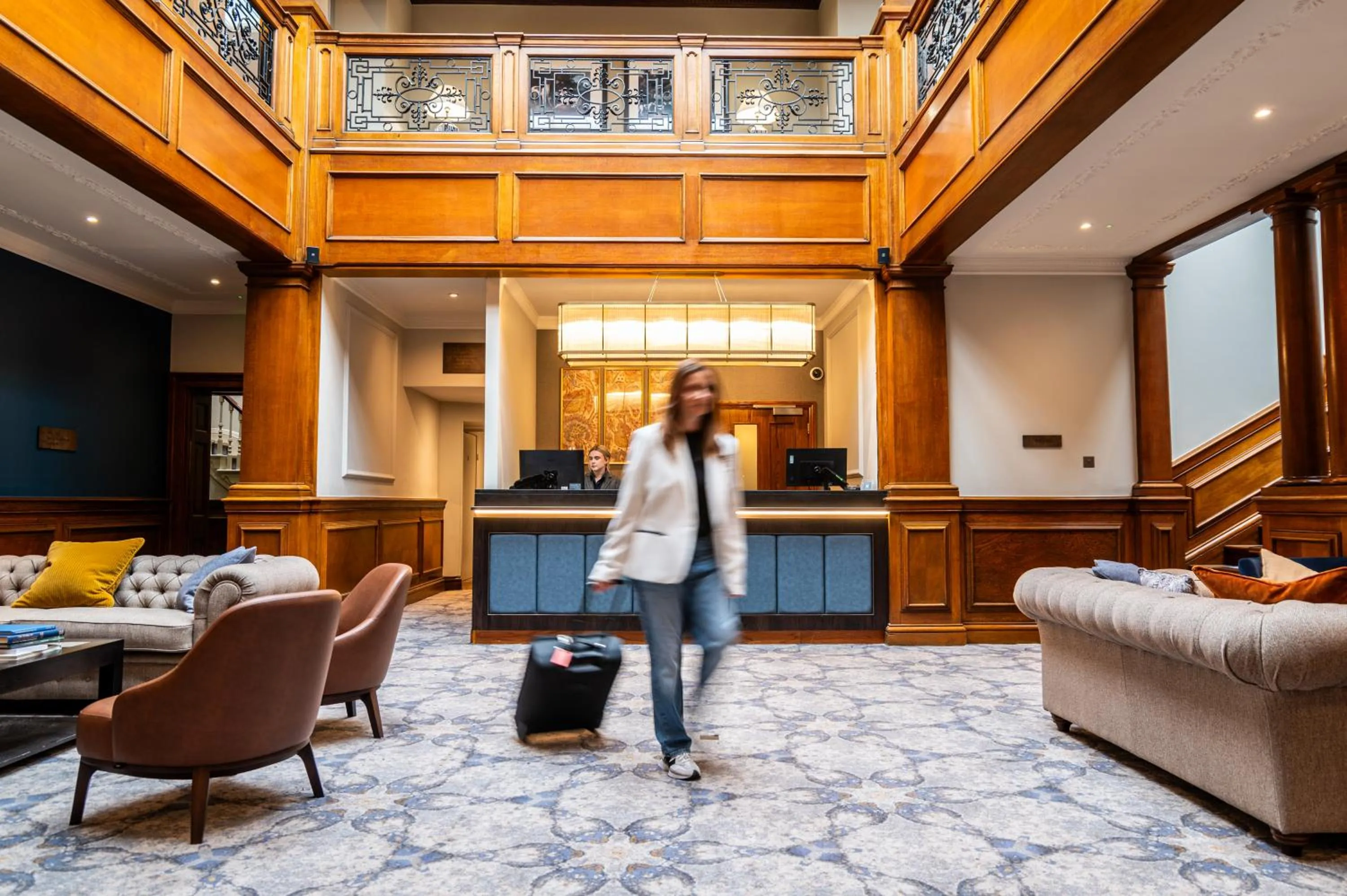 Lobby or reception in Milton Hill House