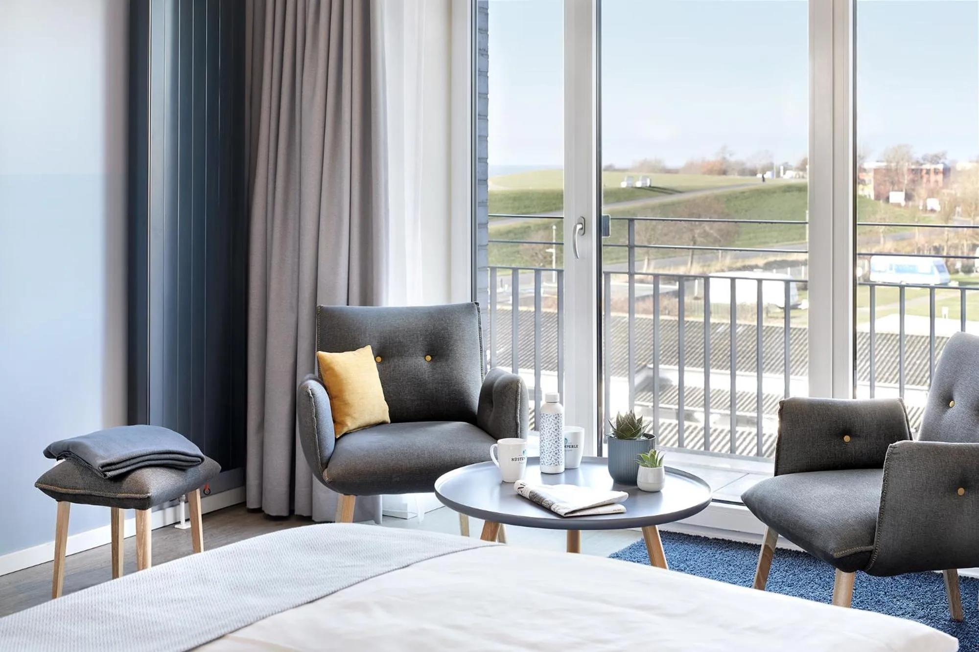 View (from property/room), Bed in Küstenperle Strandhotel & Spa