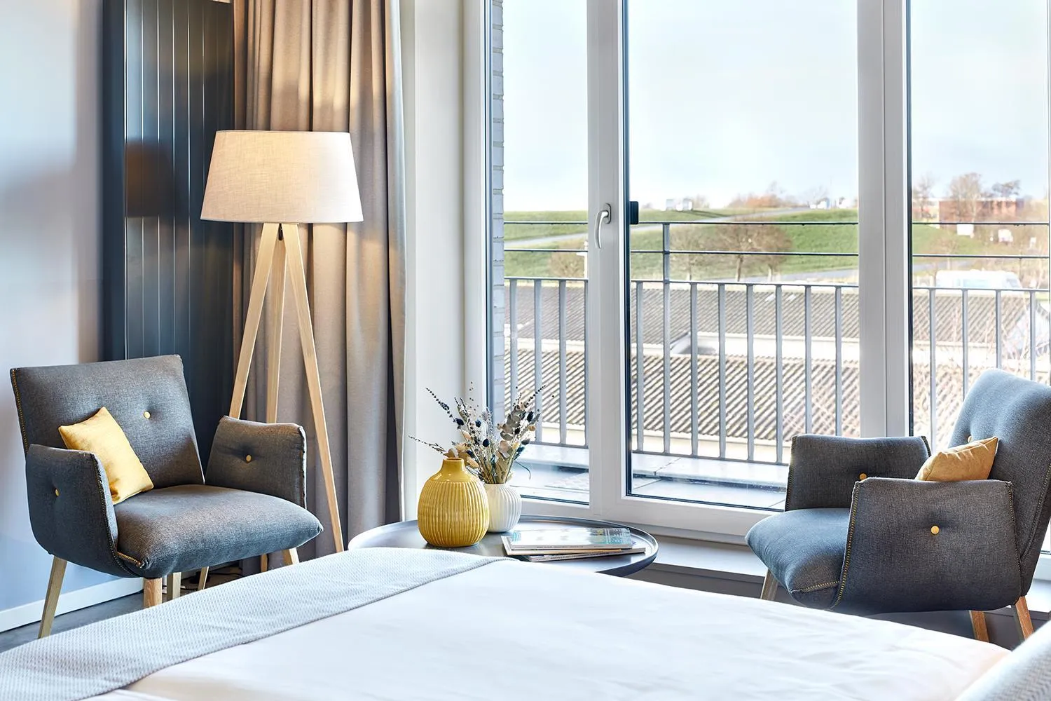 View (from property/room), Bed in Küstenperle Strandhotel & Spa