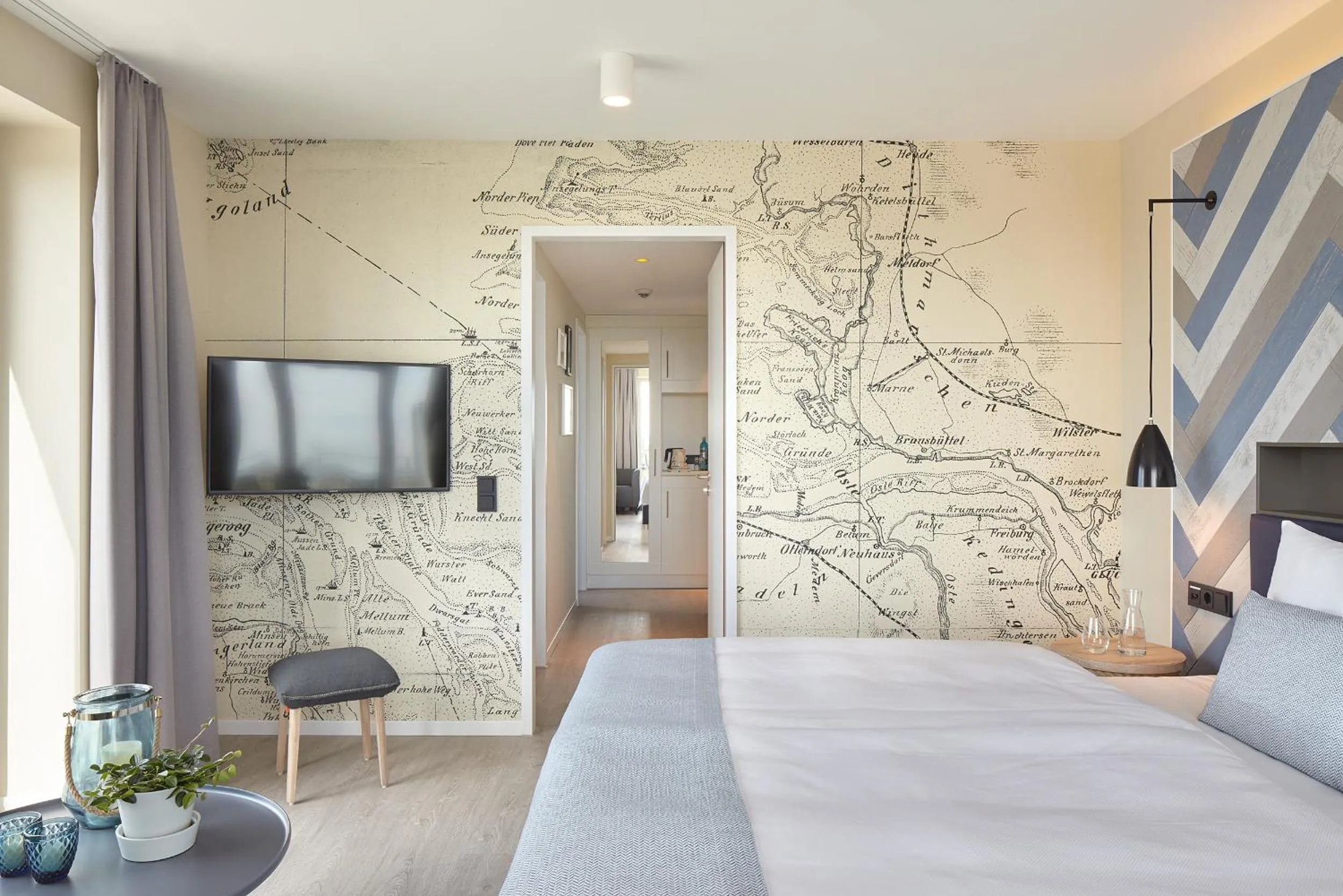 Bed in Küstenperle Strandhotel & Spa