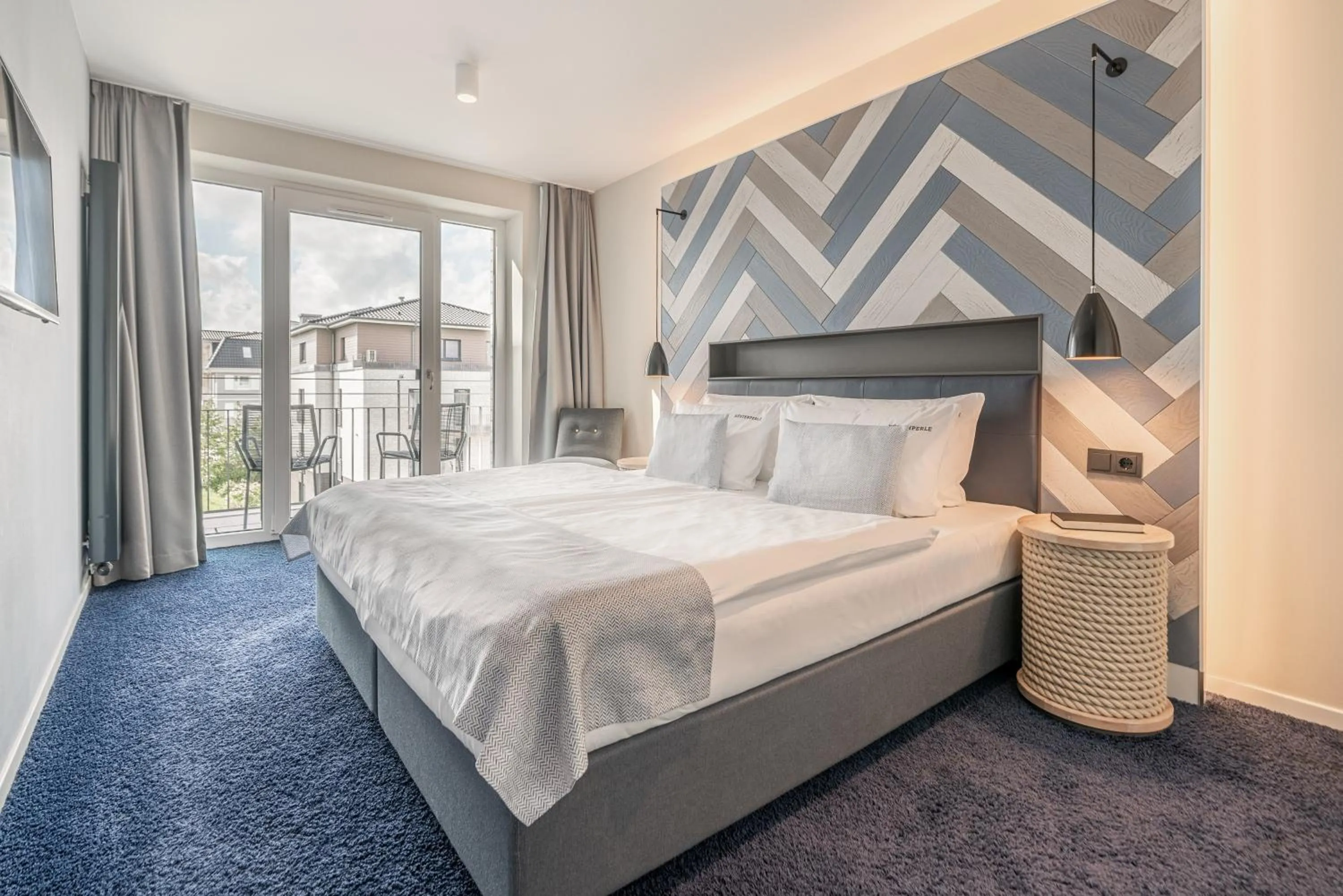 Bedroom, Bed in Küstenperle Strandhotel & Spa