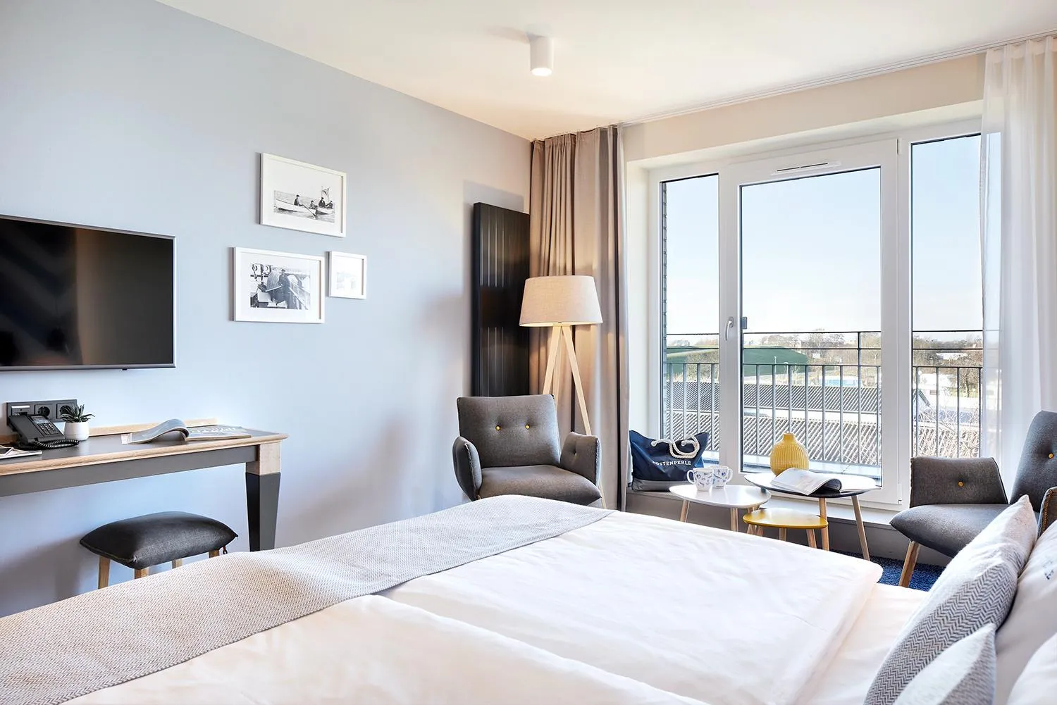 View (from property/room), Bed in Küstenperle Strandhotel & Spa