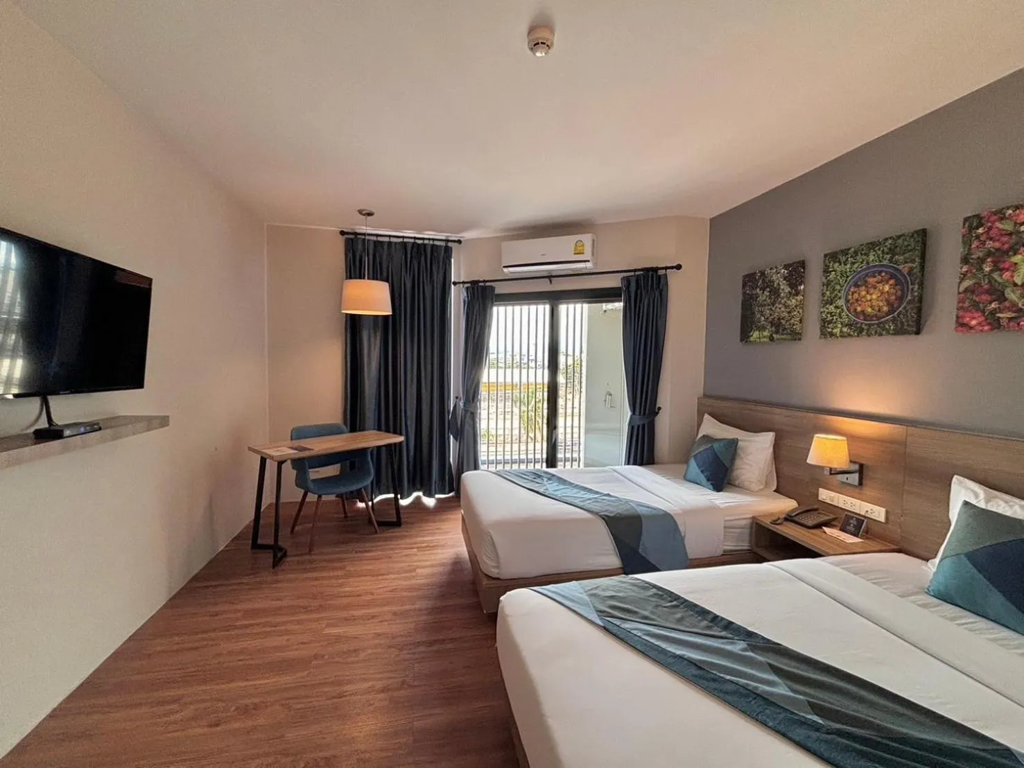 Photo of the whole room, Bed in Blue Rabbit Hotel