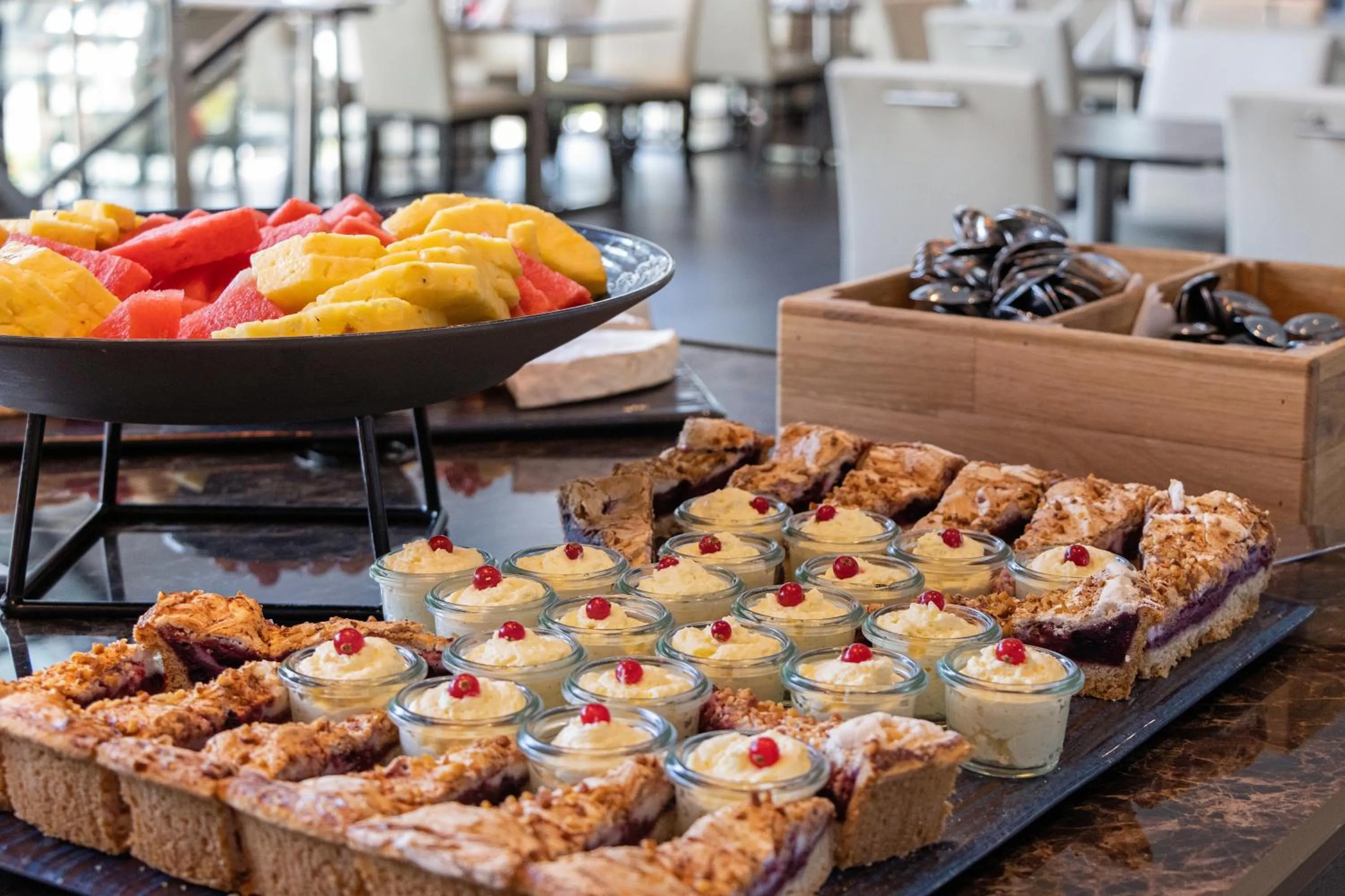 Food close-up in Copenhagen Island Hotel