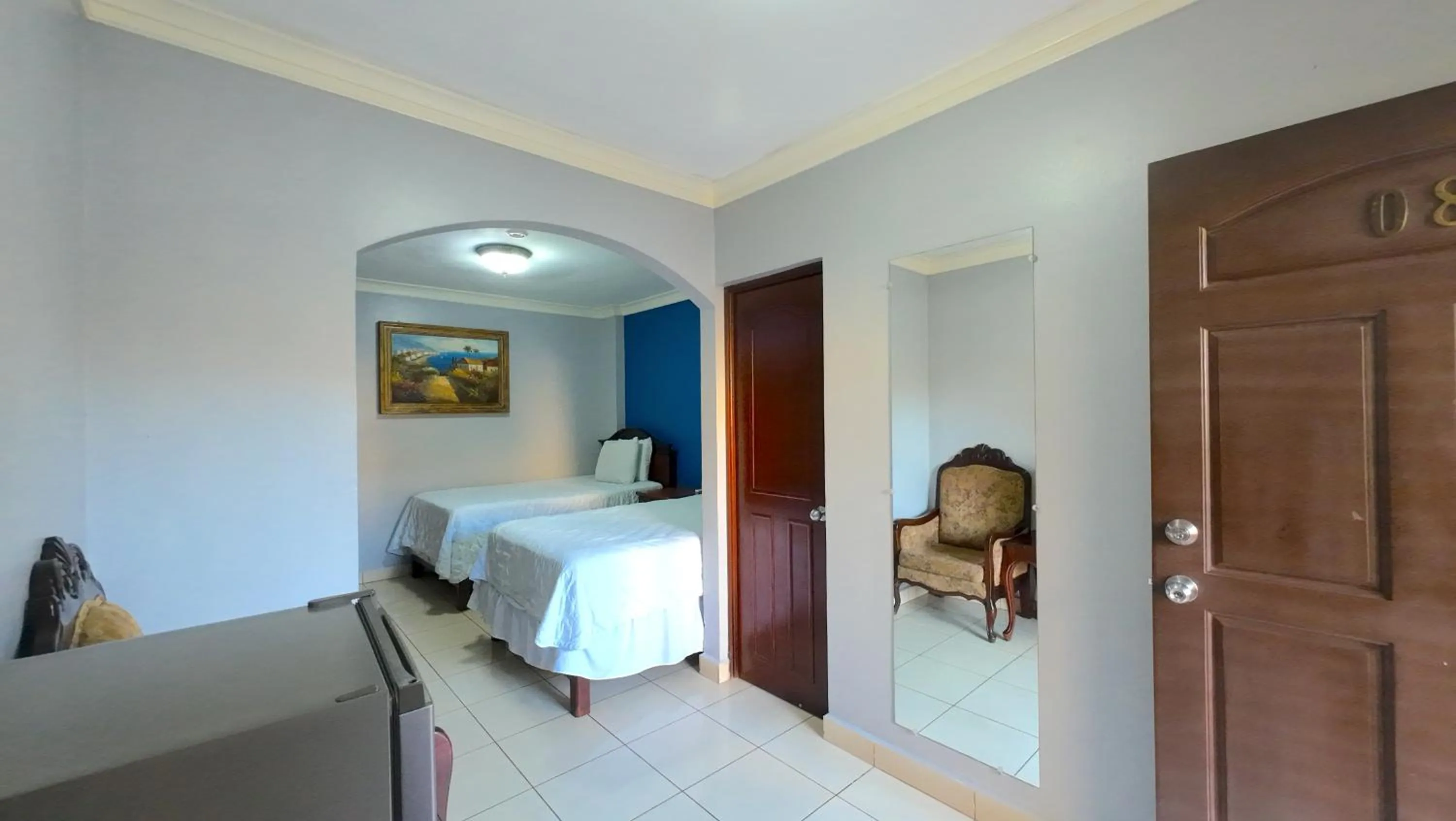 Bed in Hotel Florencia