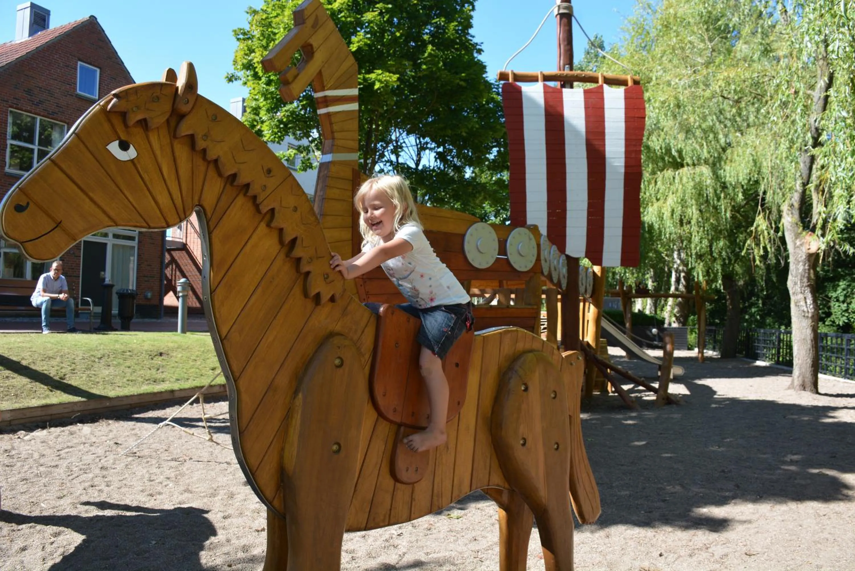 Children play ground in Ribe Byferie Resort