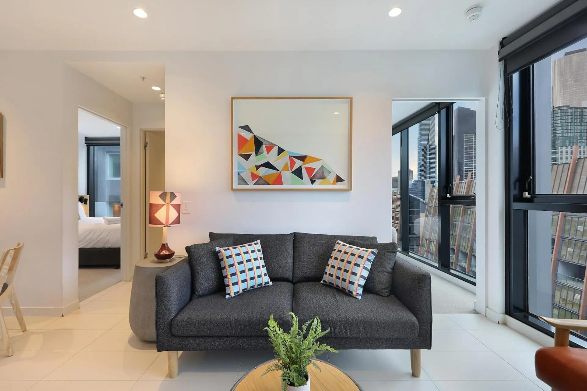 Living room in The Canvas Apartment Hotel