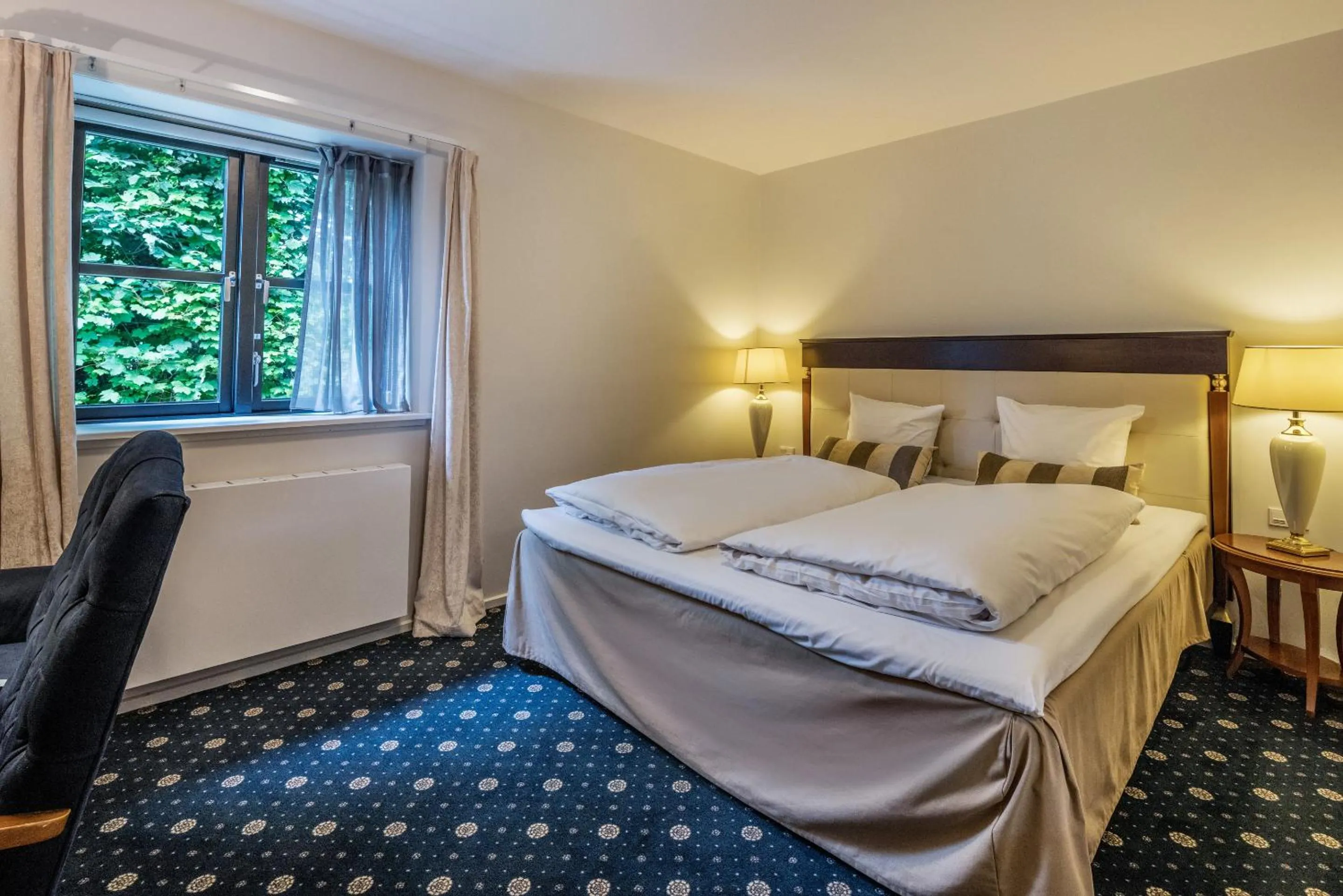 Bedroom, Bed in Hotel Scheelsminde