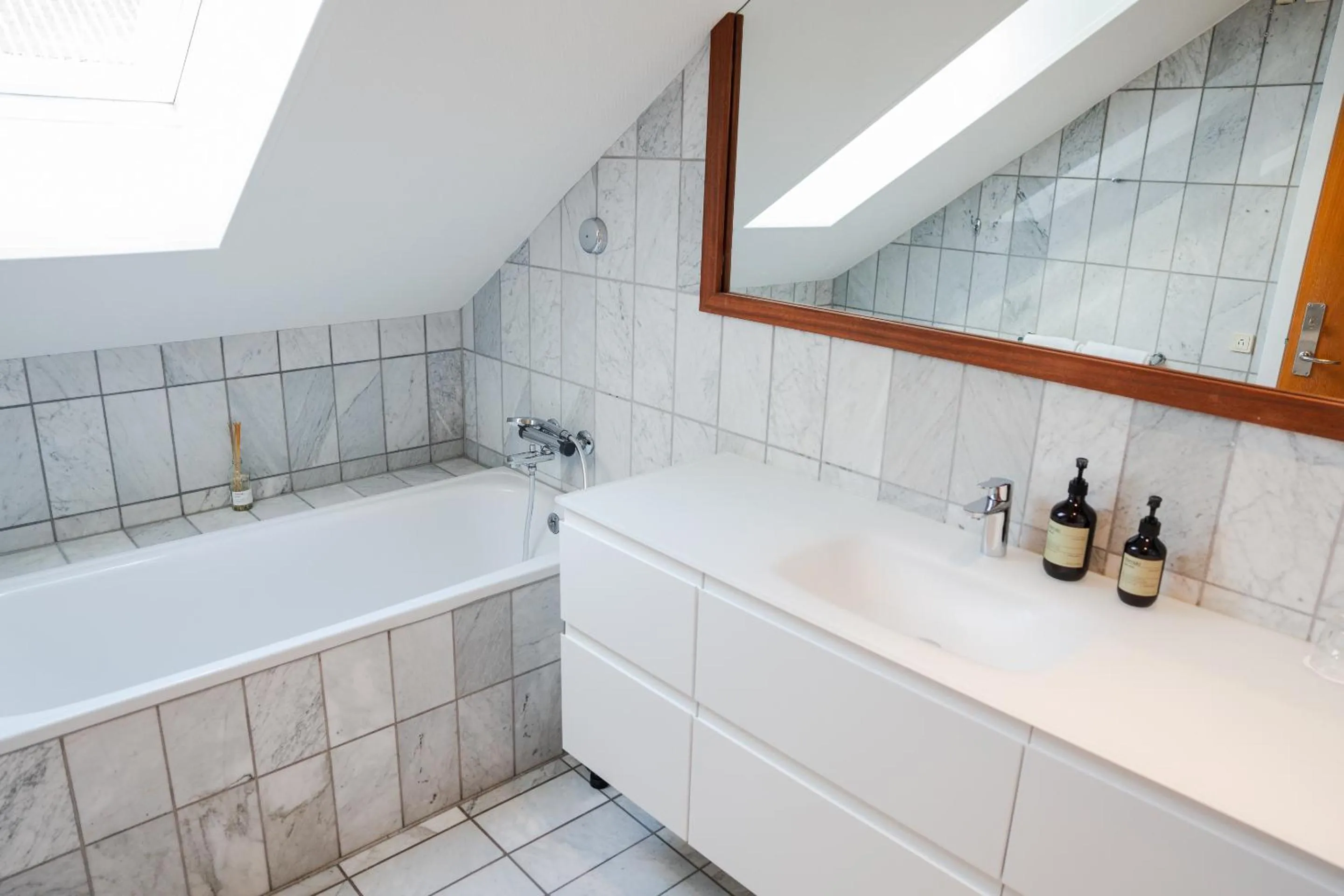 Bathroom in Hotel Scheelsminde