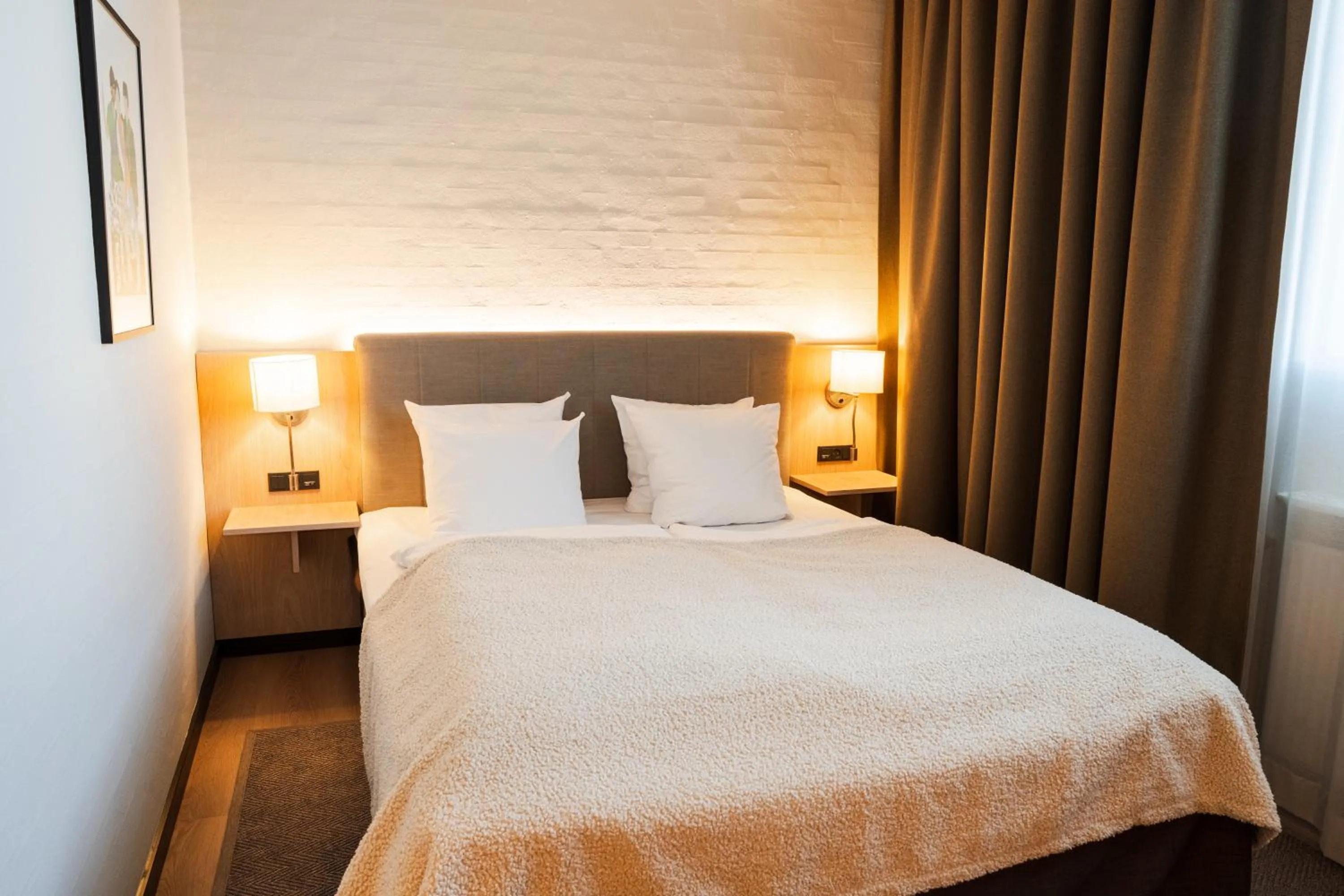 Bedroom, Bed in Hotel Scheelsminde