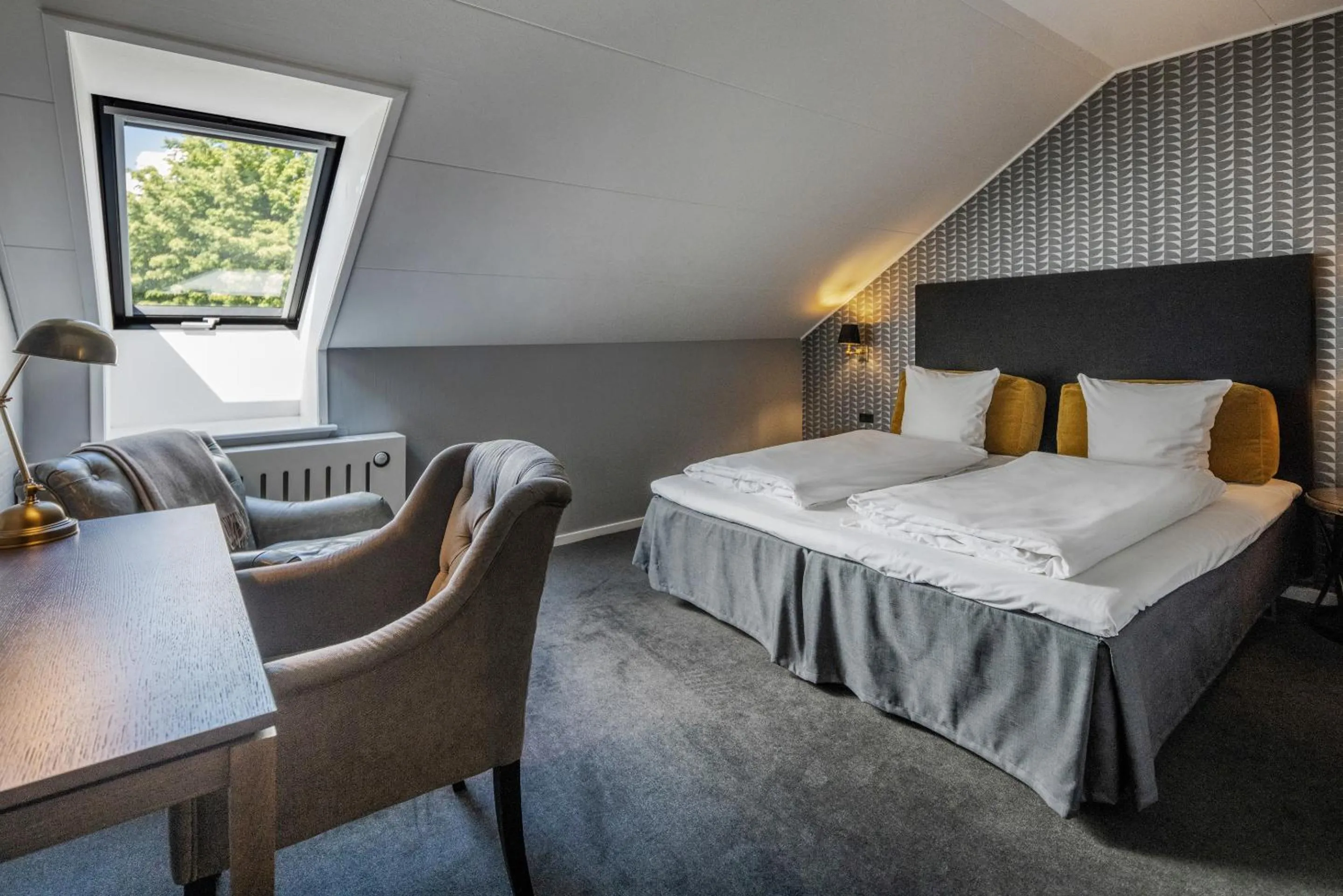 Bed in Hotel Scheelsminde