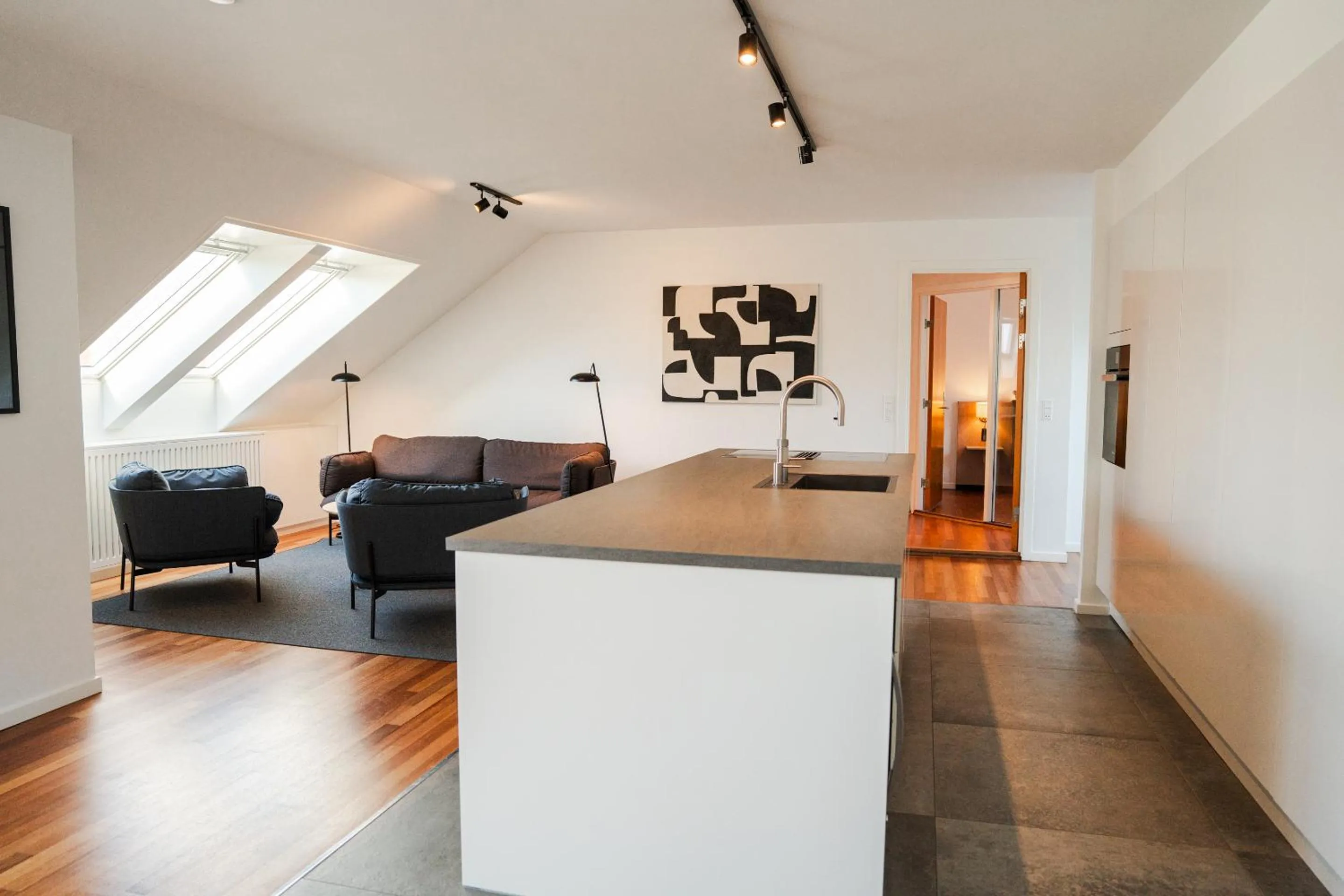 Living room in Hotel Scheelsminde