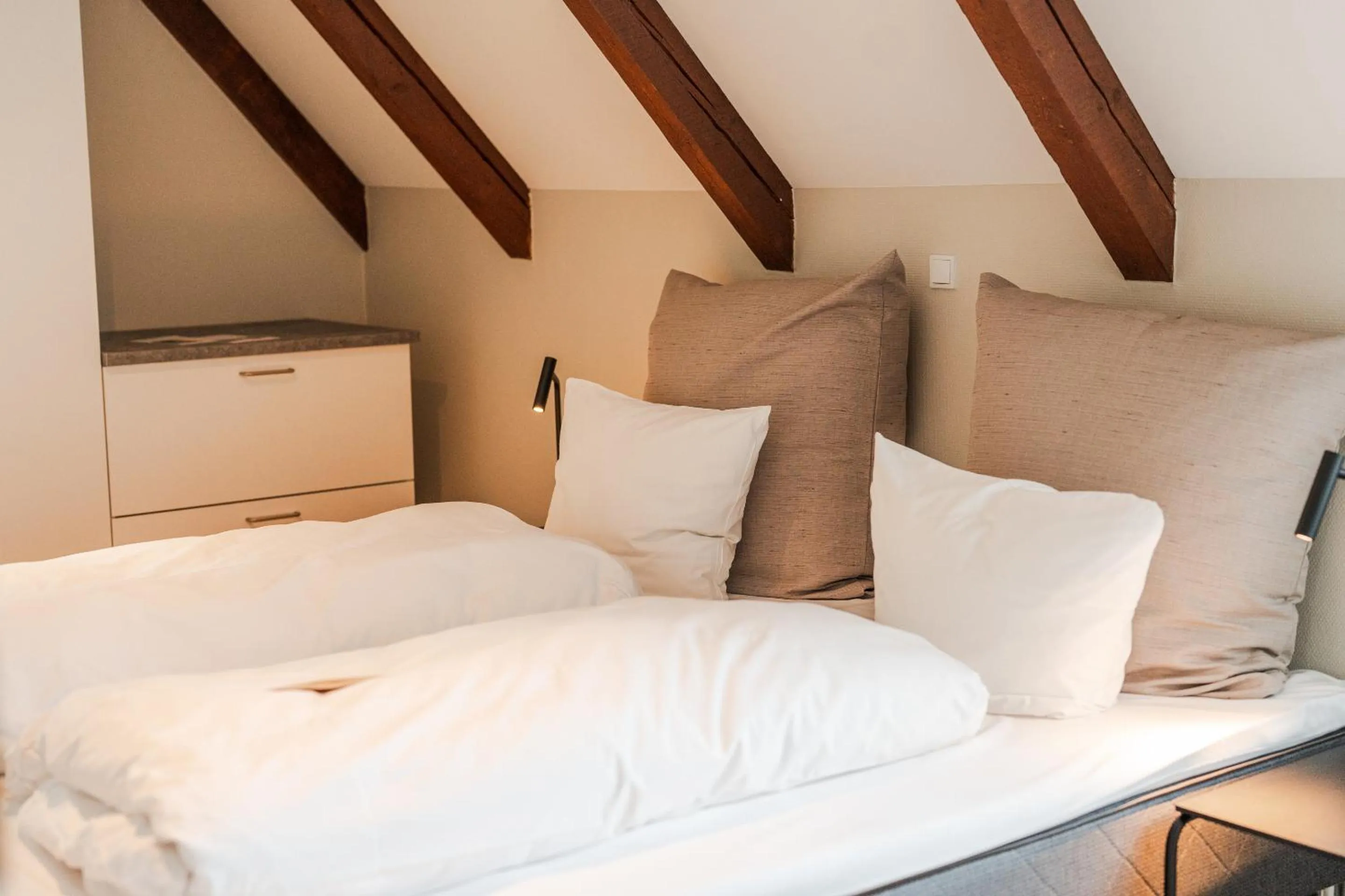 Bedroom, Bed in Hotel Scheelsminde