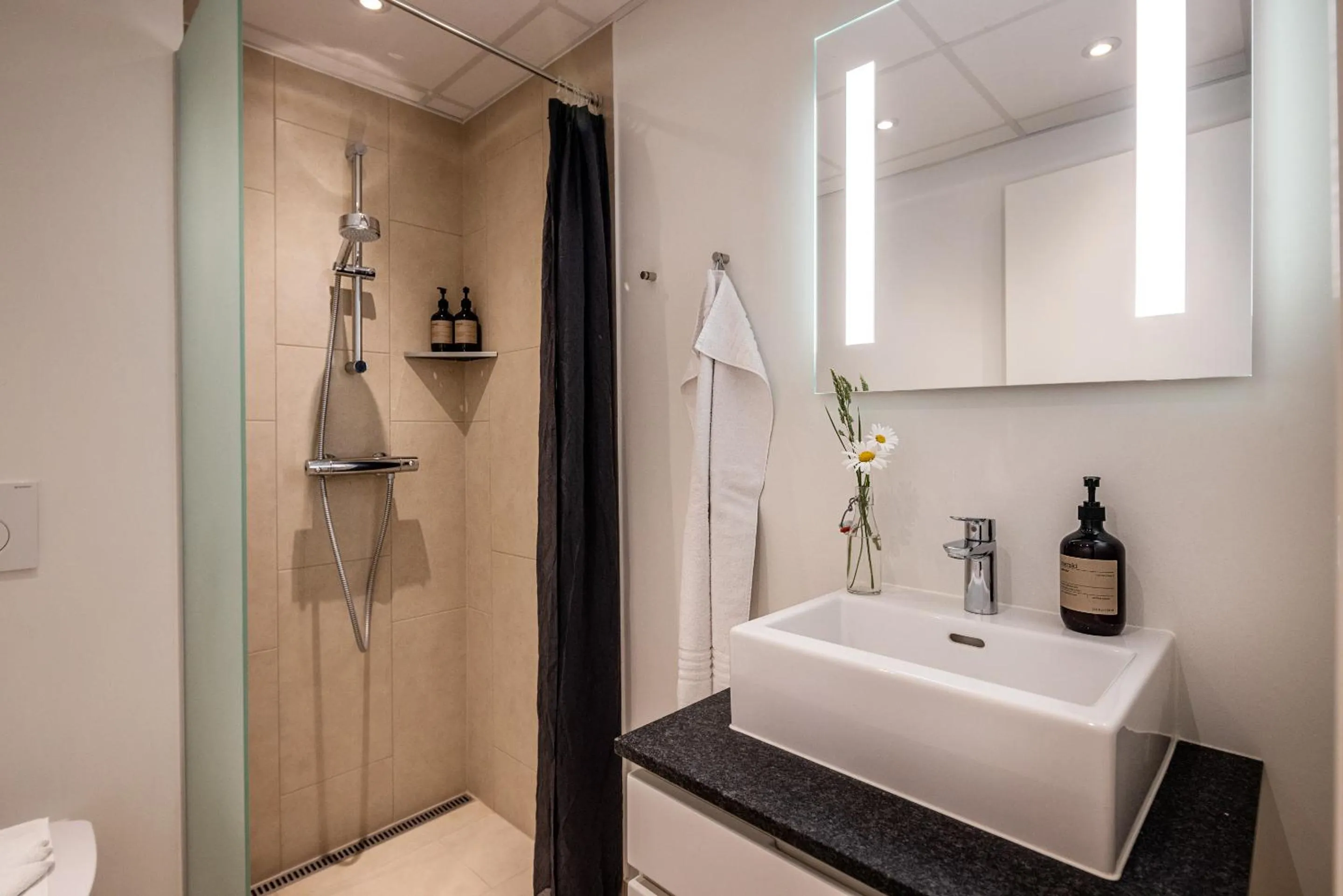 Bathroom in Hotel Scheelsminde