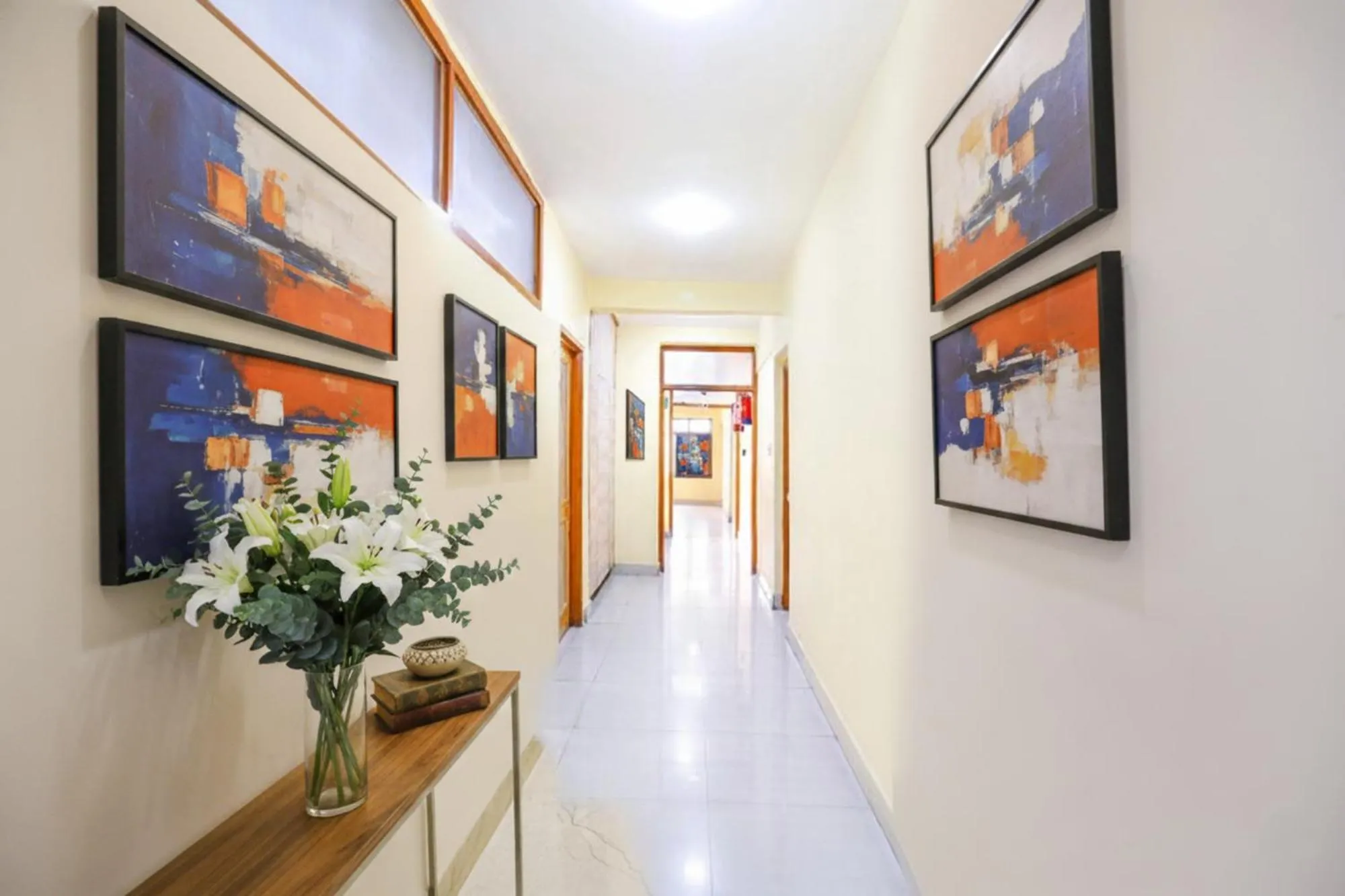 Lobby or reception in FabHotel Grand Comforts - Near Airport