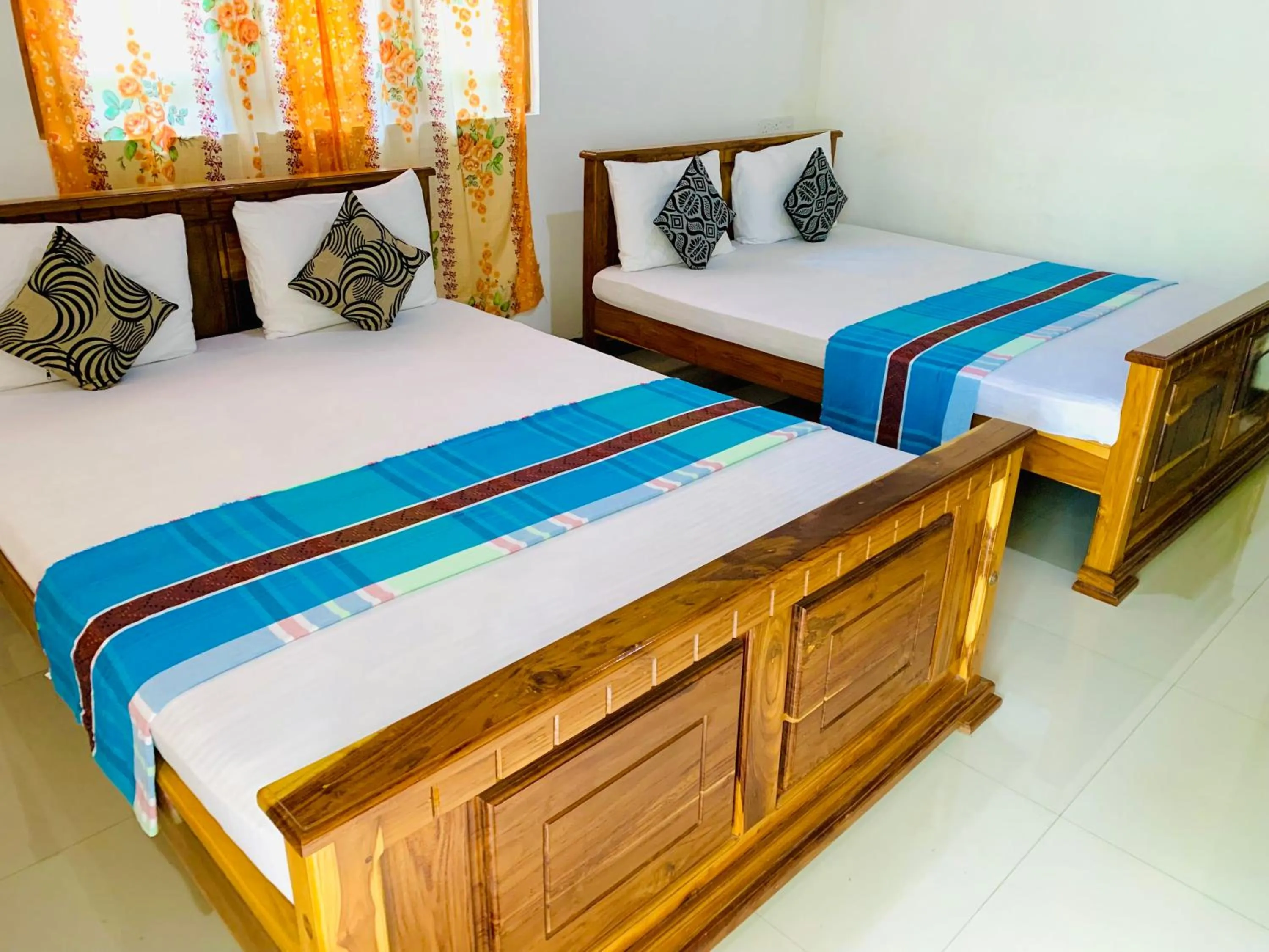 Bed in Rich Resort & Restaurant