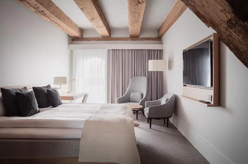 Bed in Copenhagen Admiral Hotel