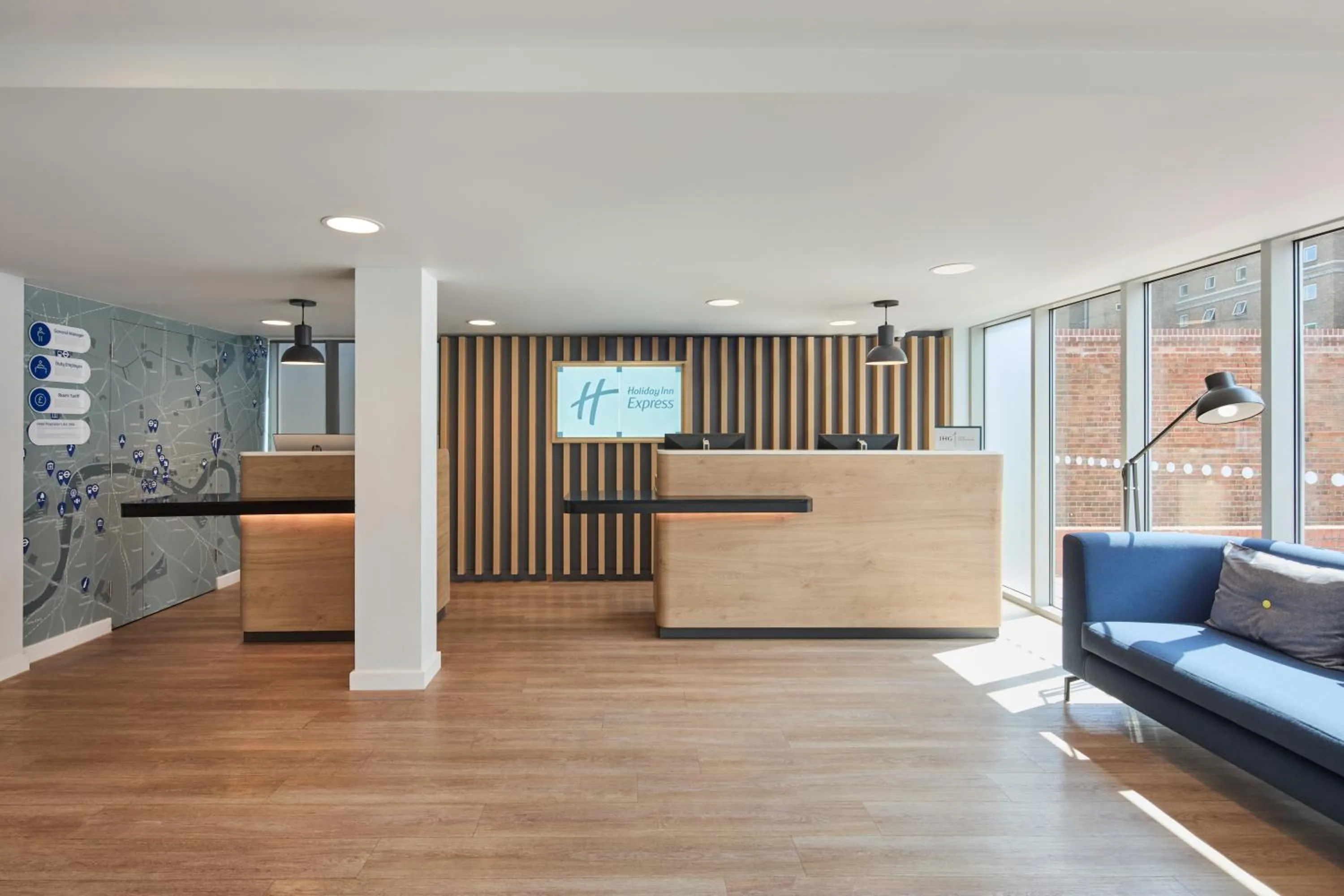 Lobby or reception in Holiday Inn Express London Limehouse by IHG